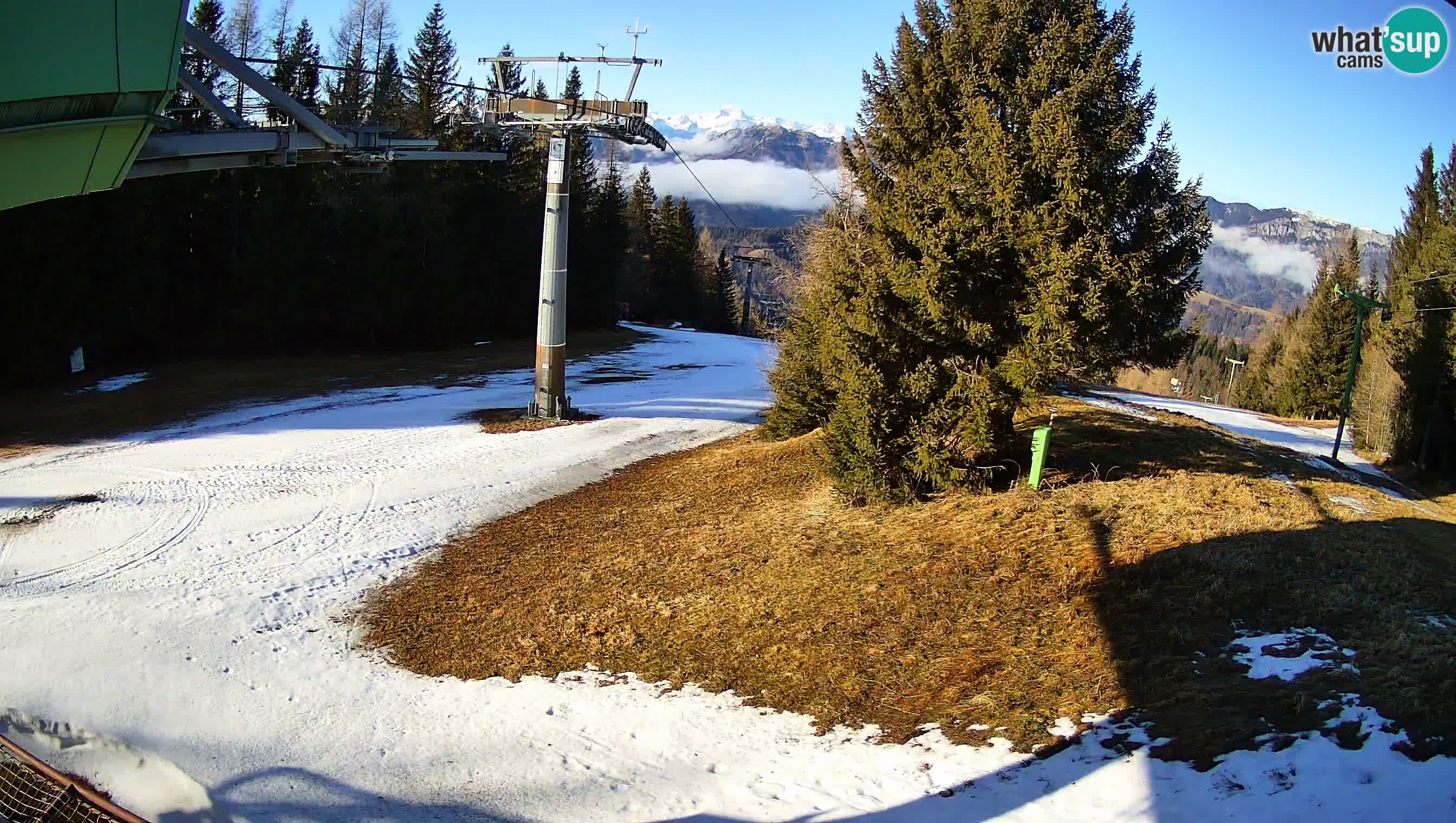 Smušišče Cerkno spletna kamera Lom zgornja proga