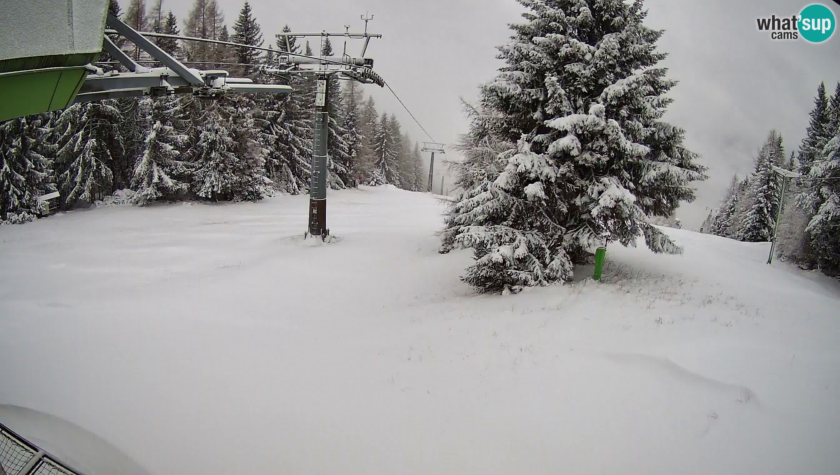 Centre de ski de Cerkno webcam Lom – Slovénie