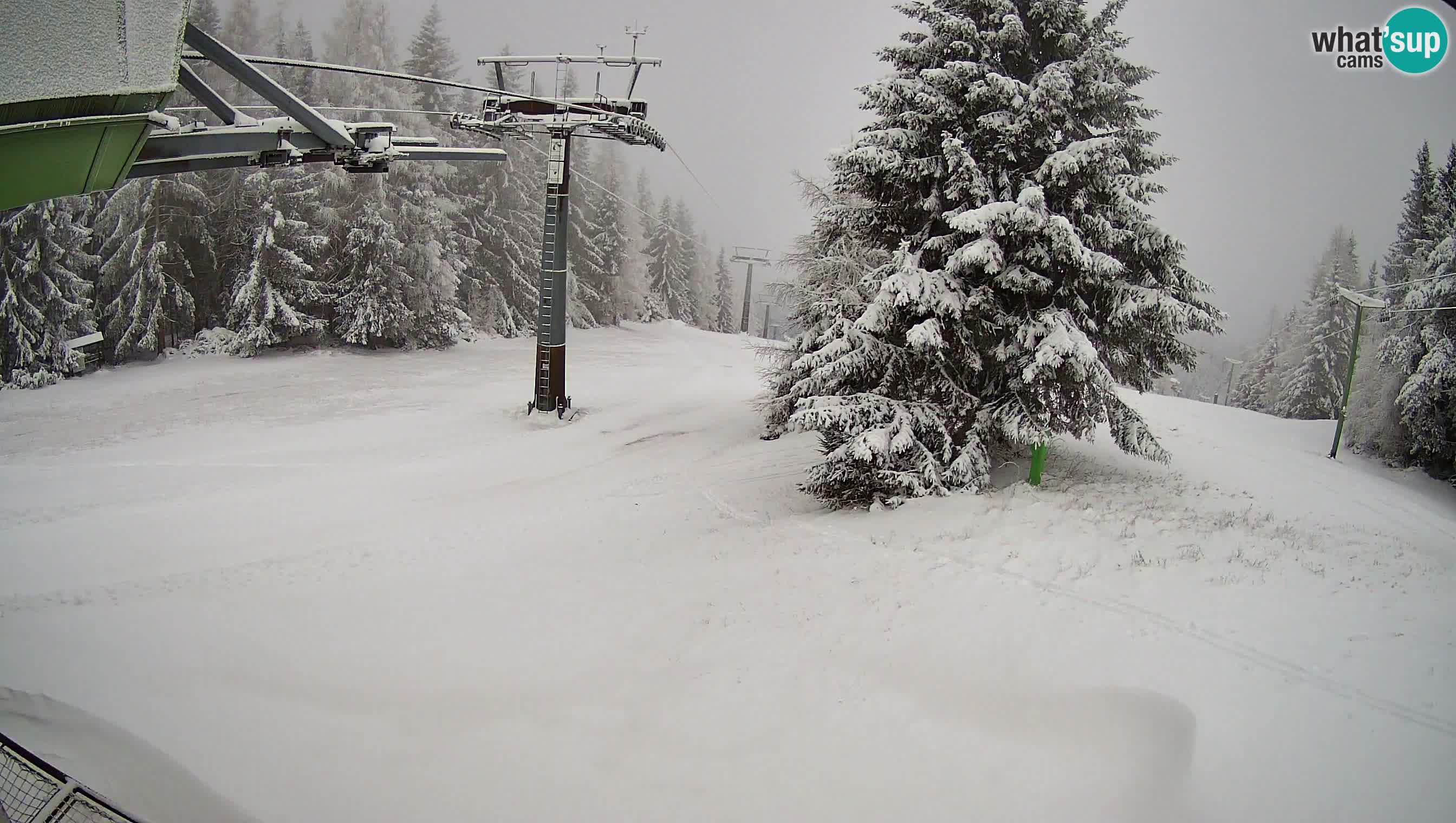 Centre de ski de Cerkno webcam Lom – Slovénie