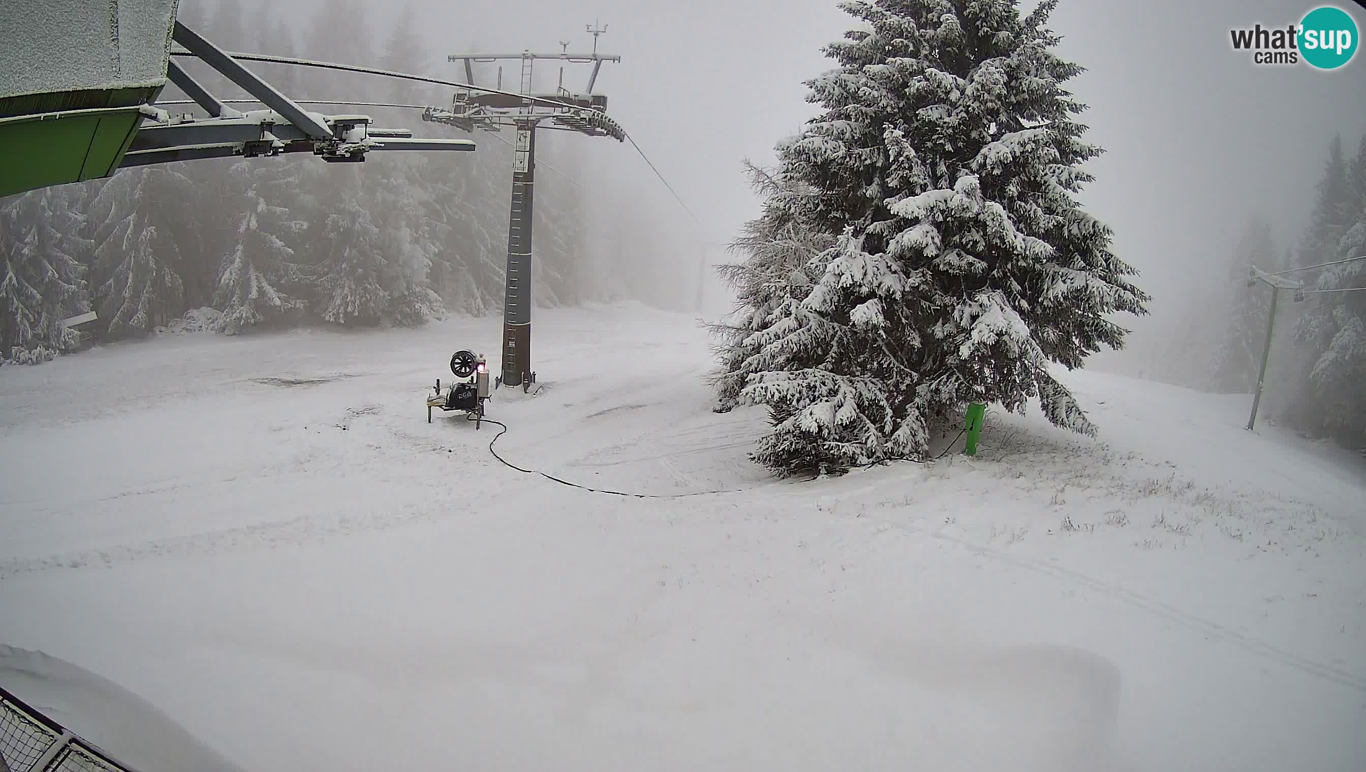 Centre de ski de Cerkno webcam Lom – Slovénie