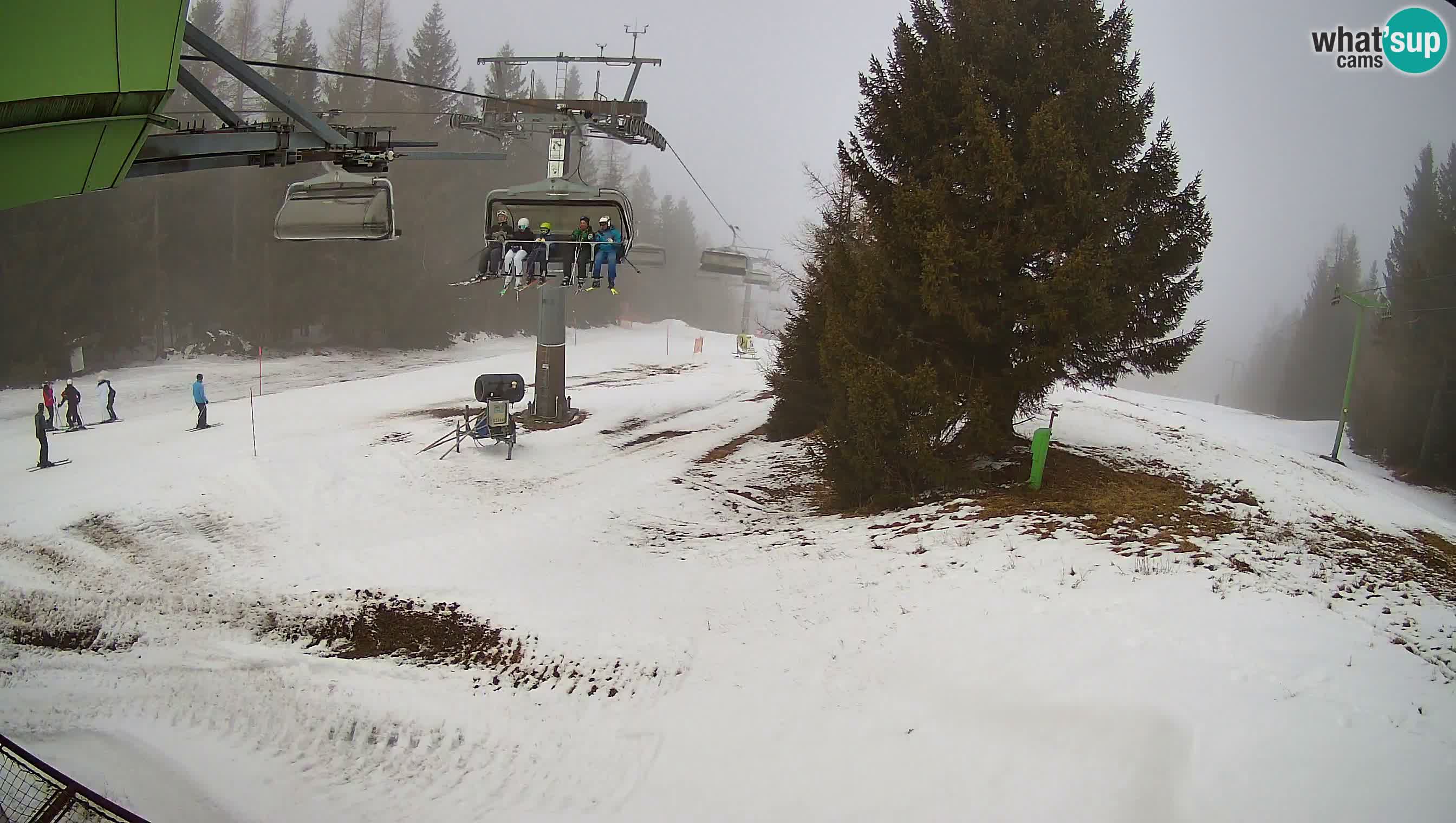 Centre de ski de Cerkno webcam Lom – Slovénie