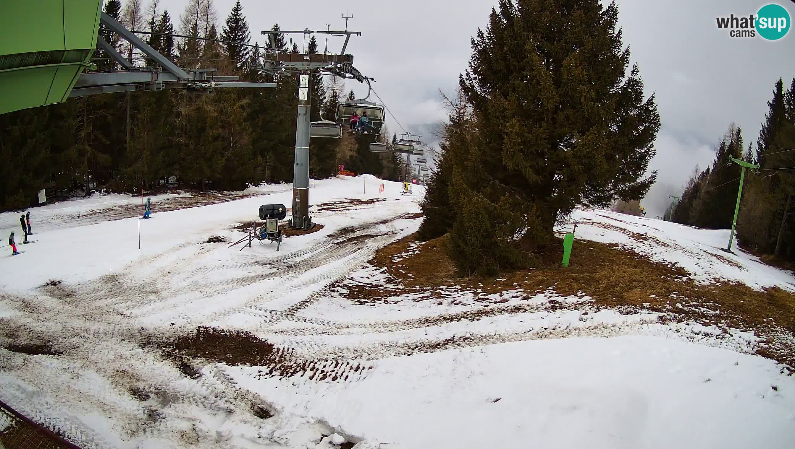 Centre de ski de Cerkno webcam Lom – Slovénie