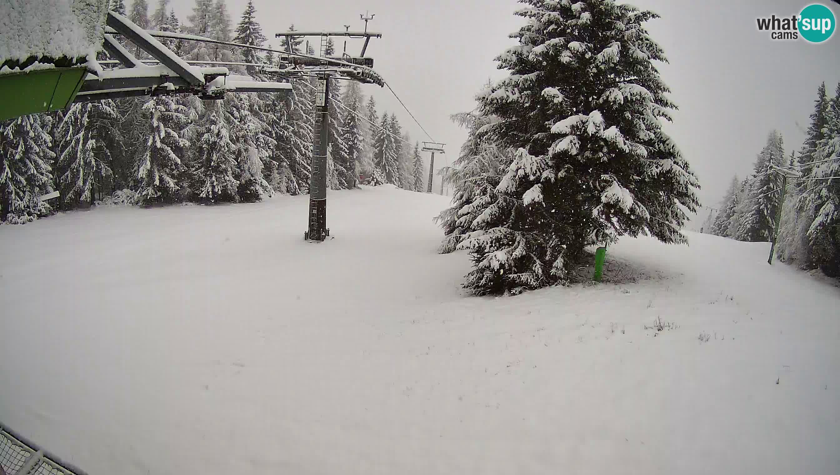 Centre de ski de Cerkno webcam Lom – Slovénie