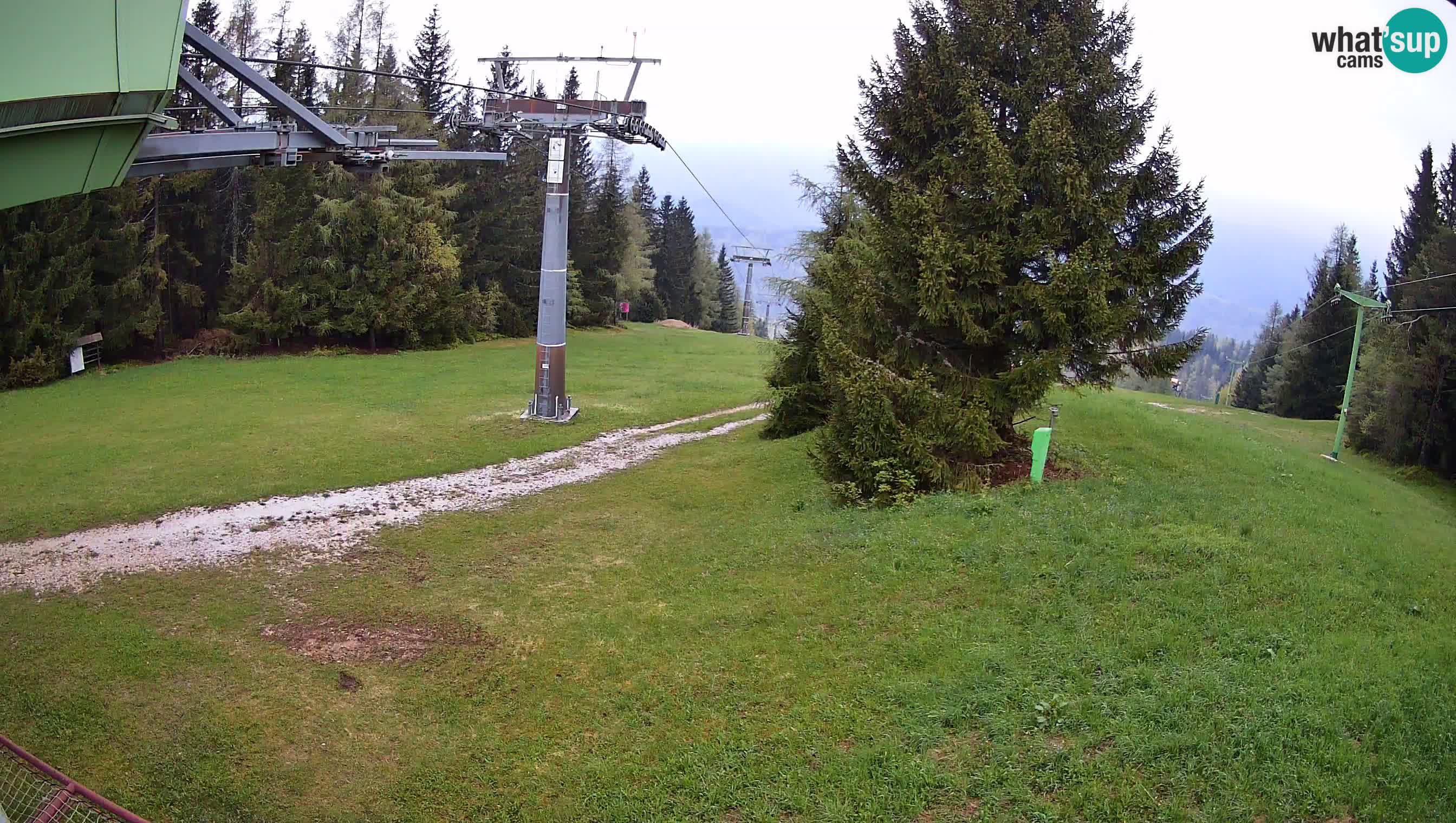 Smušišče Cerkno spletna kamera Lom zgornja proga