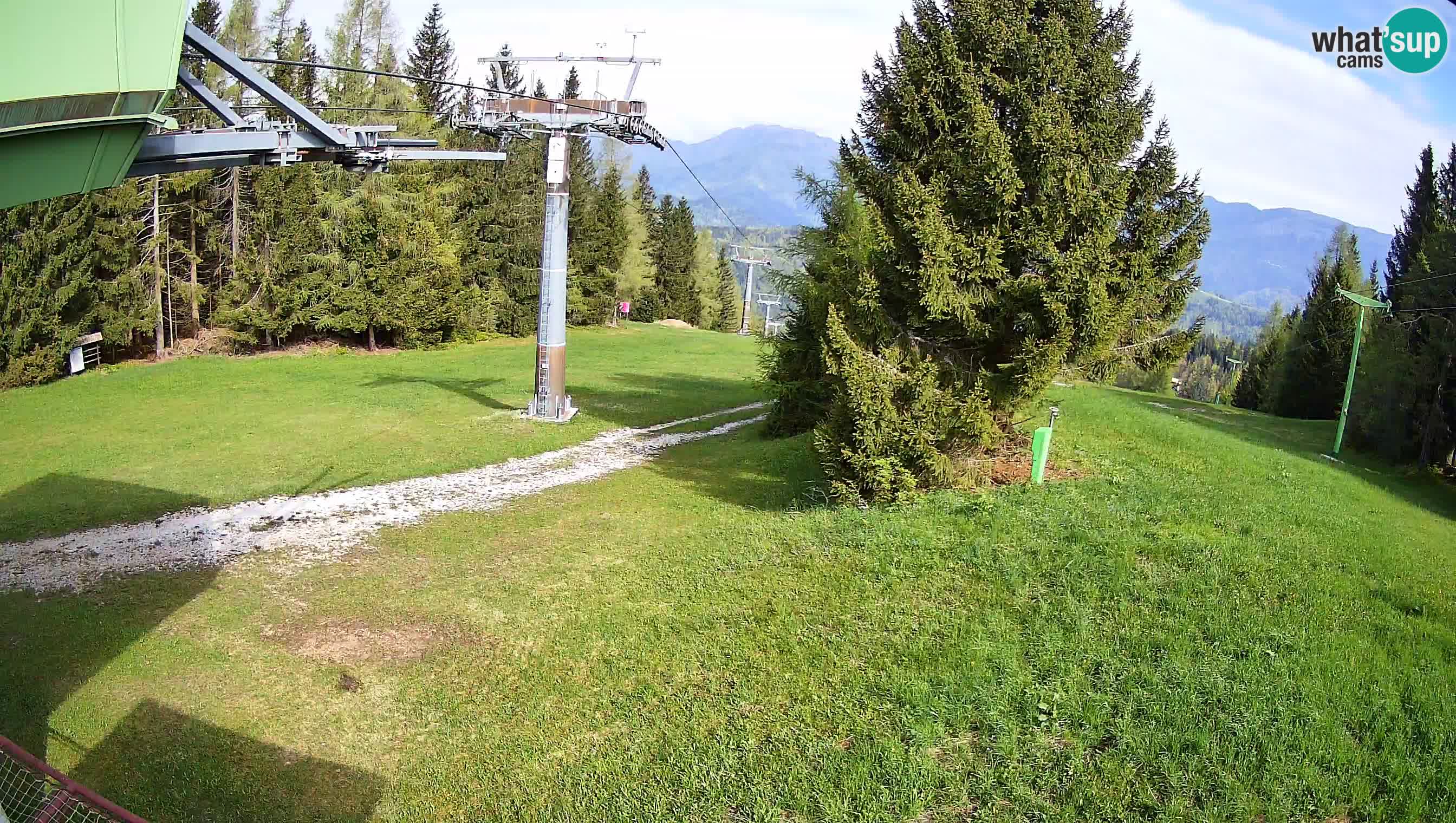 Centre de ski de Cerkno webcam Lom – Slovénie