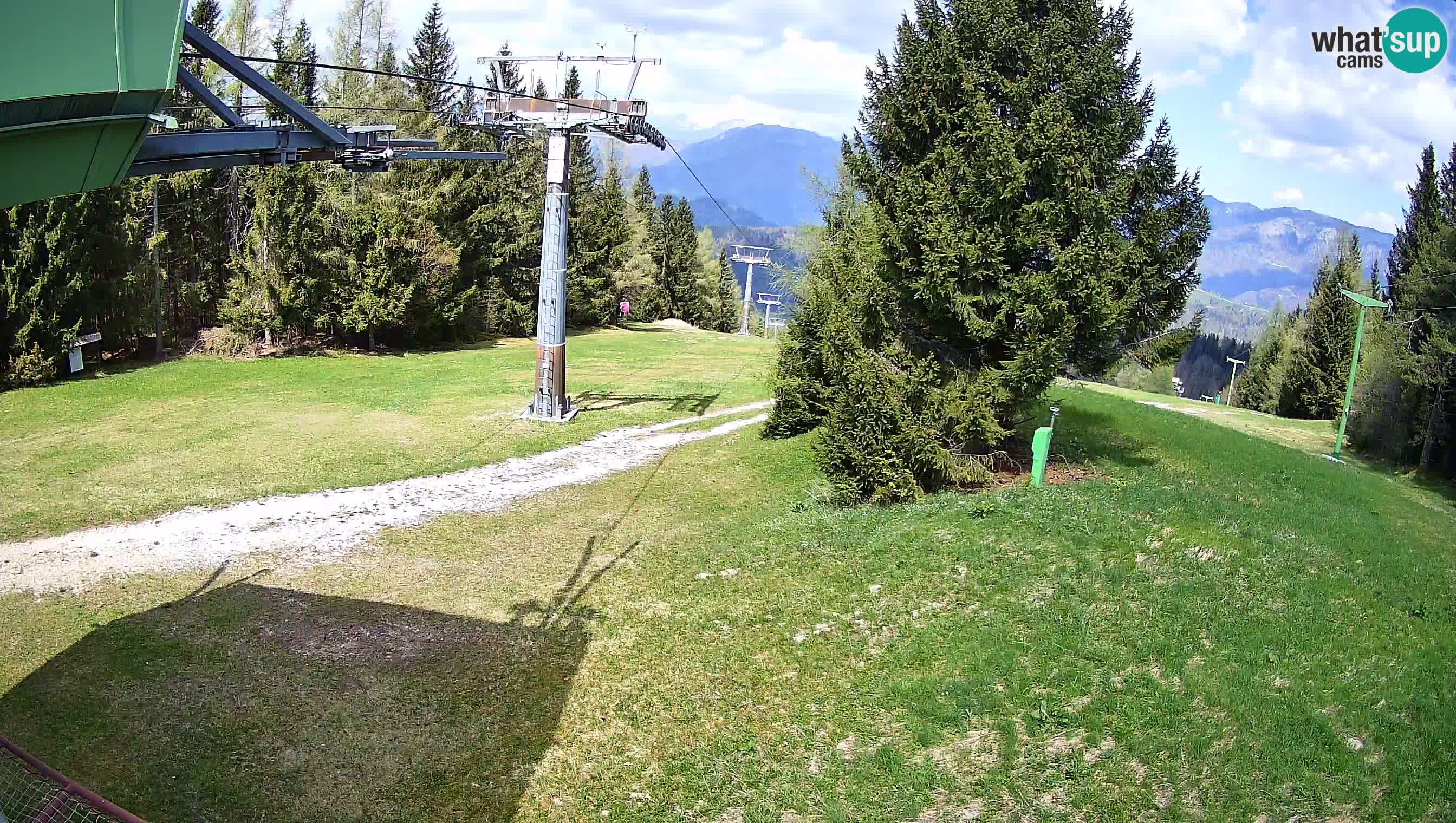 Smušišče Cerkno spletna kamera Lom zgornja proga