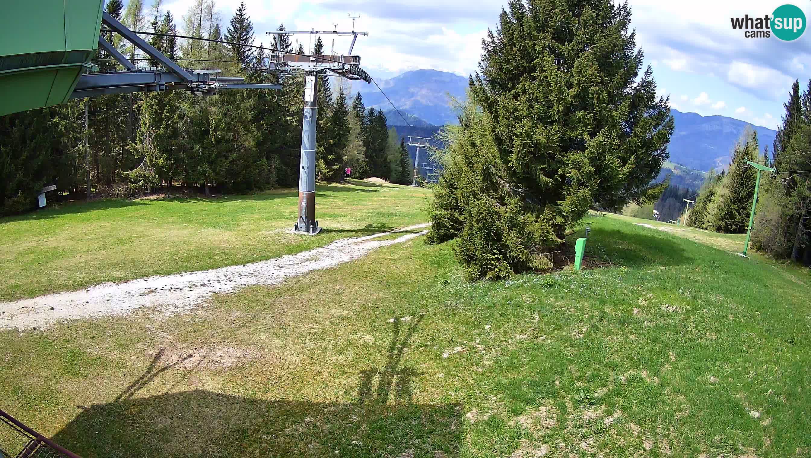 Smušišče Cerkno spletna kamera Lom zgornja proga