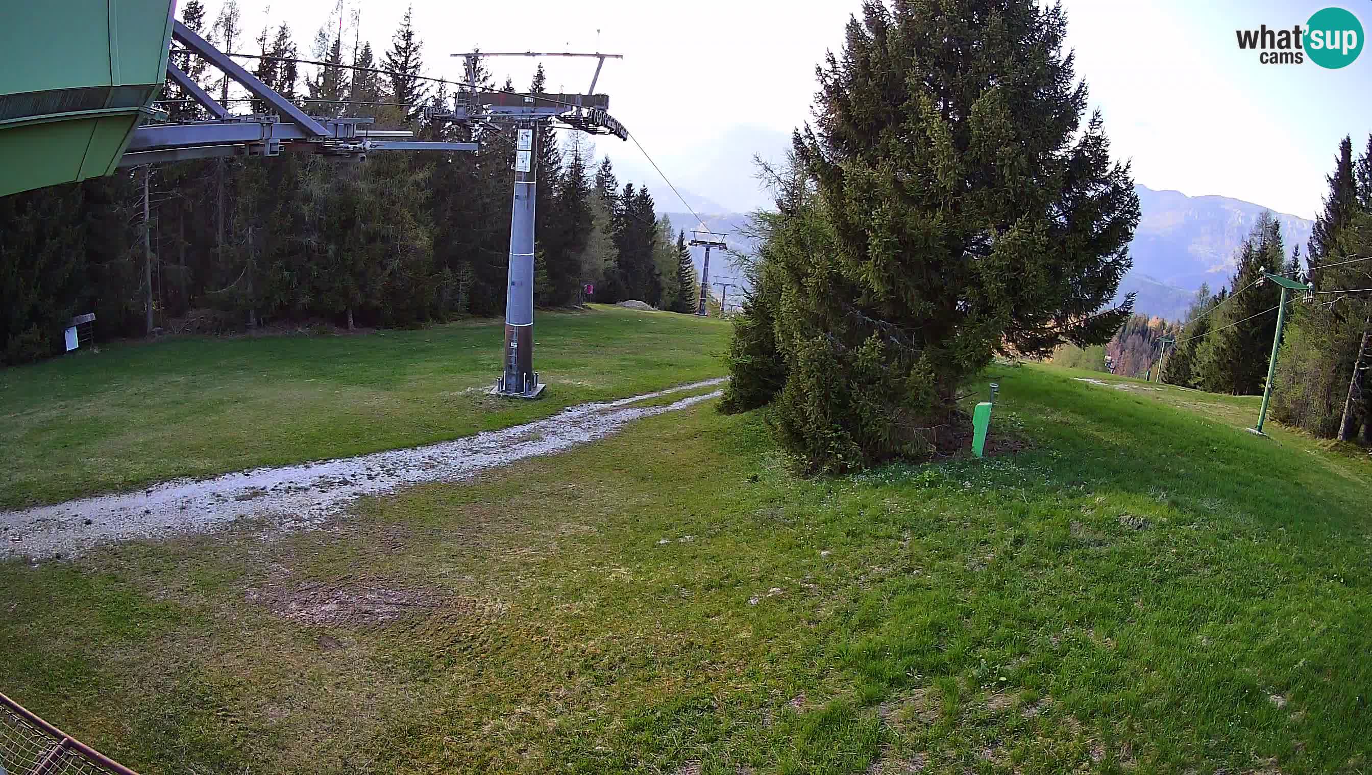 Smušišče Cerkno spletna kamera Lom zgornja proga
