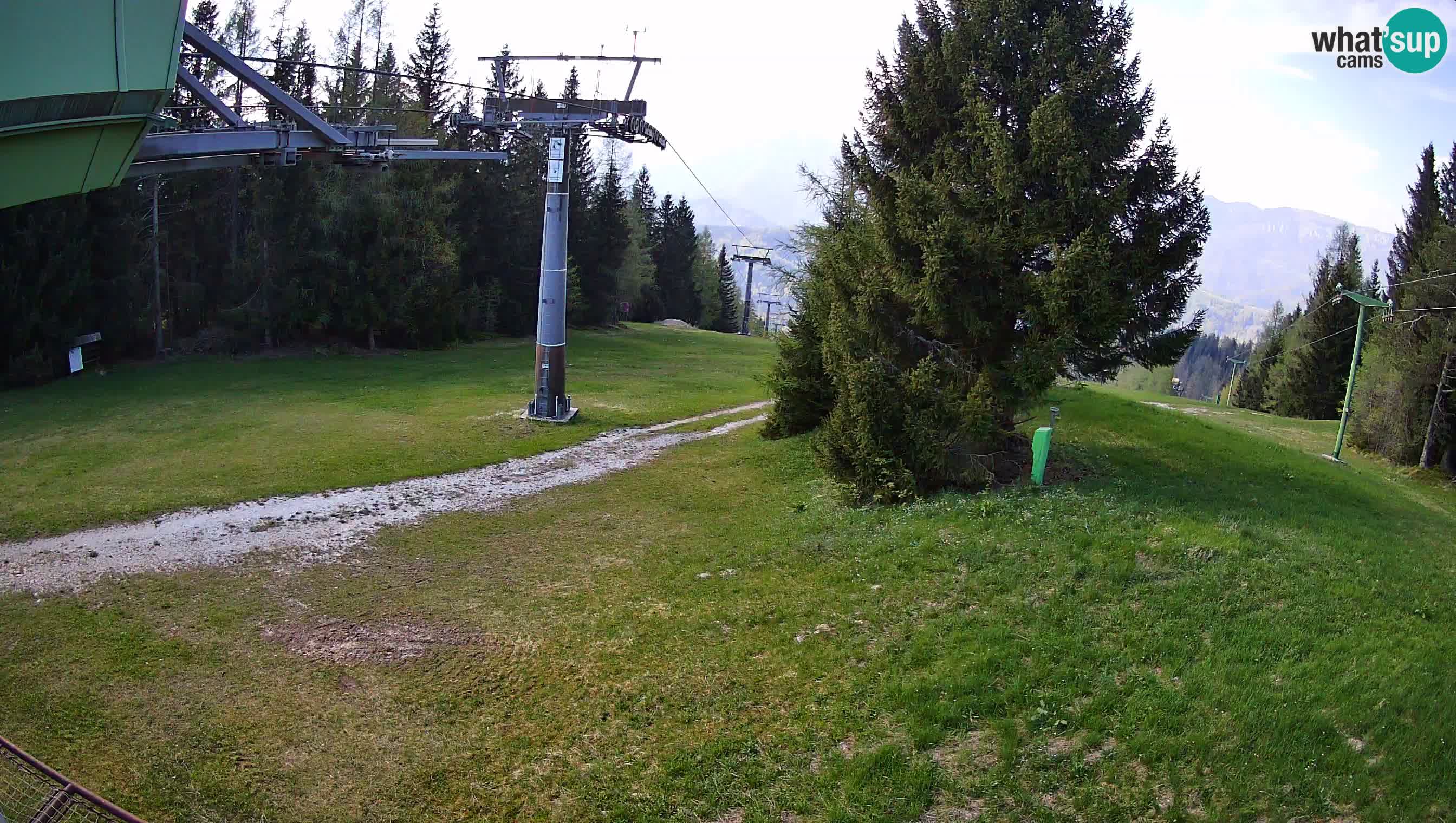 Smušišče Cerkno spletna kamera Lom zgornja proga