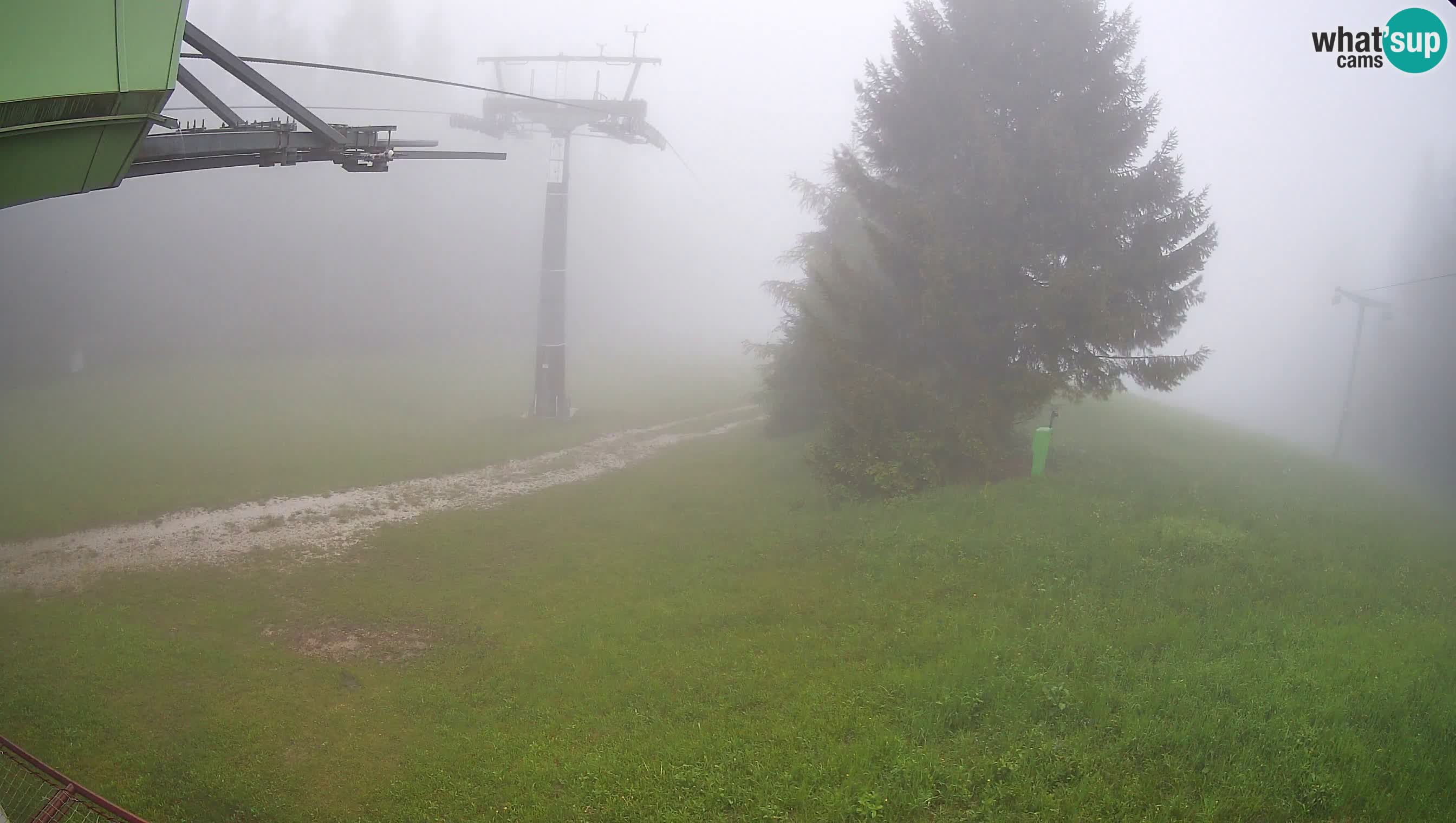 Smušišče Cerkno spletna kamera Lom zgornja proga