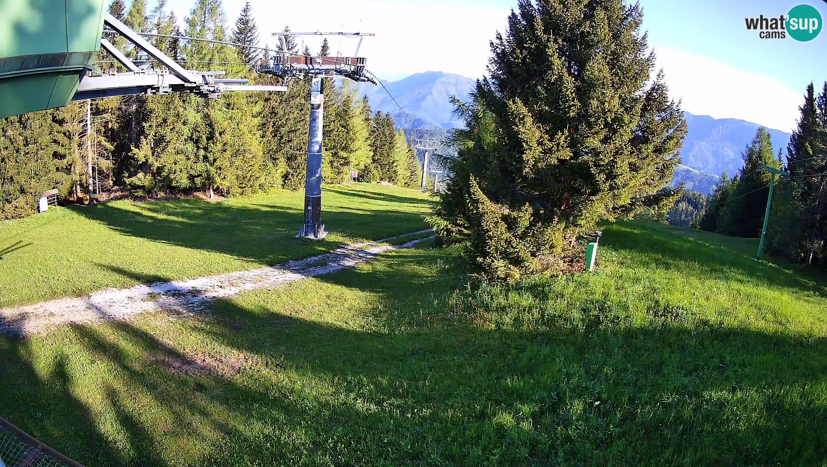 Smušišče Cerkno spletna kamera Lom zgornja proga
