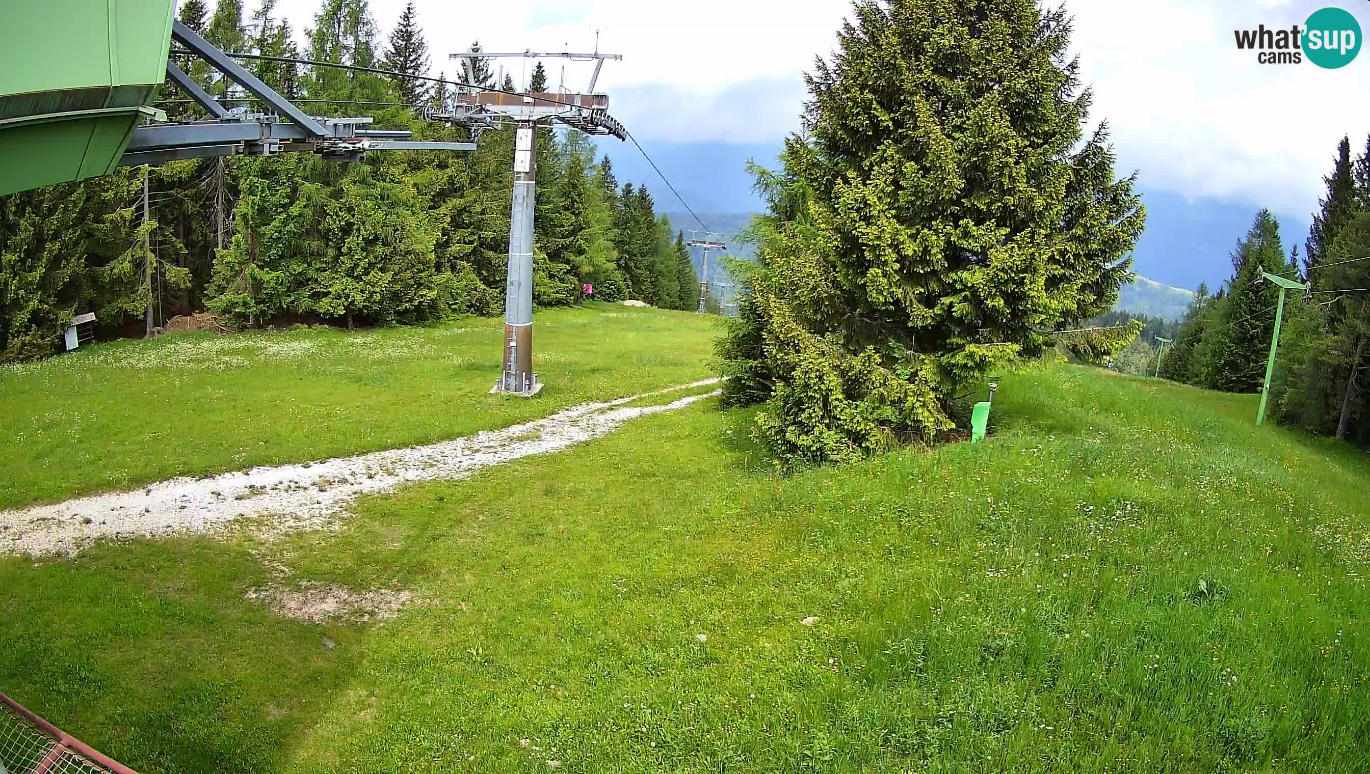 Skijalište Cerkno web kamera Lom – Slovenija
