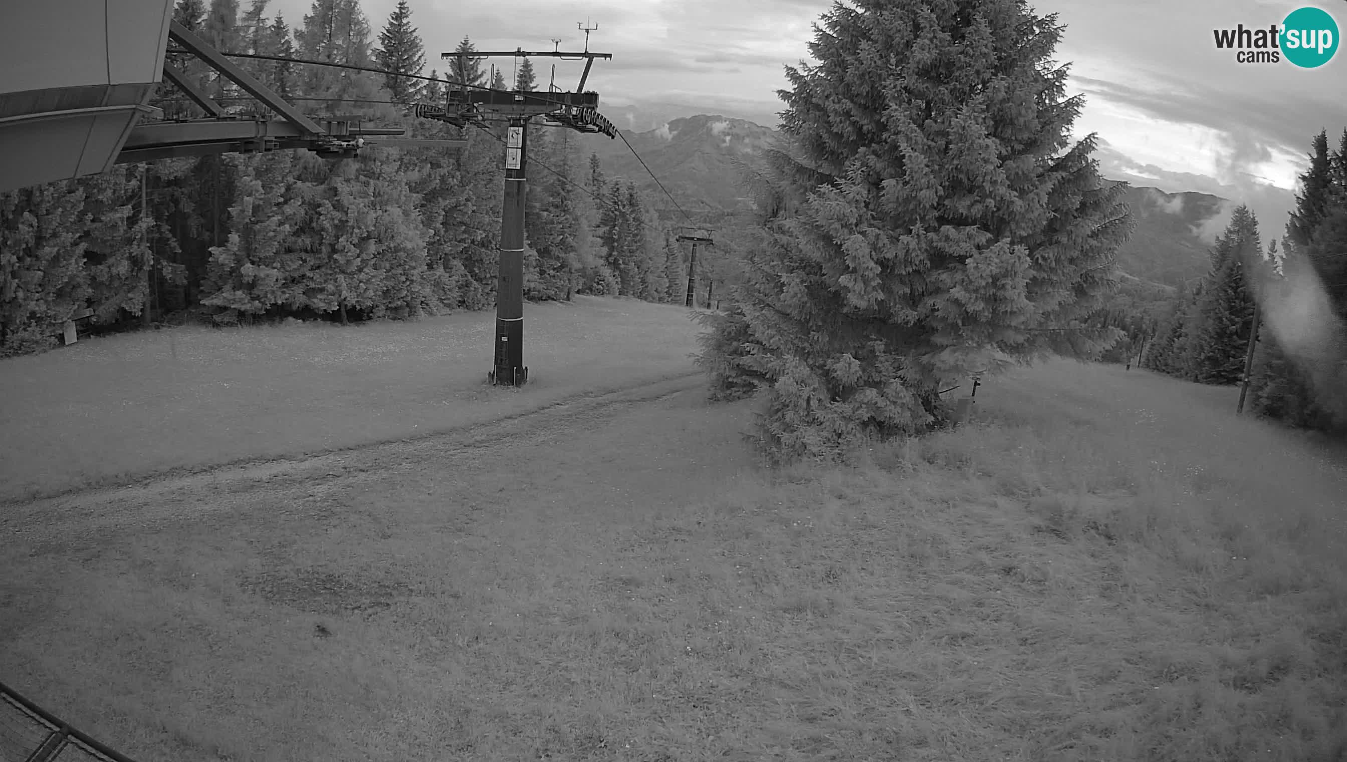 Centre de ski de Cerkno webcam Lom – Slovénie
