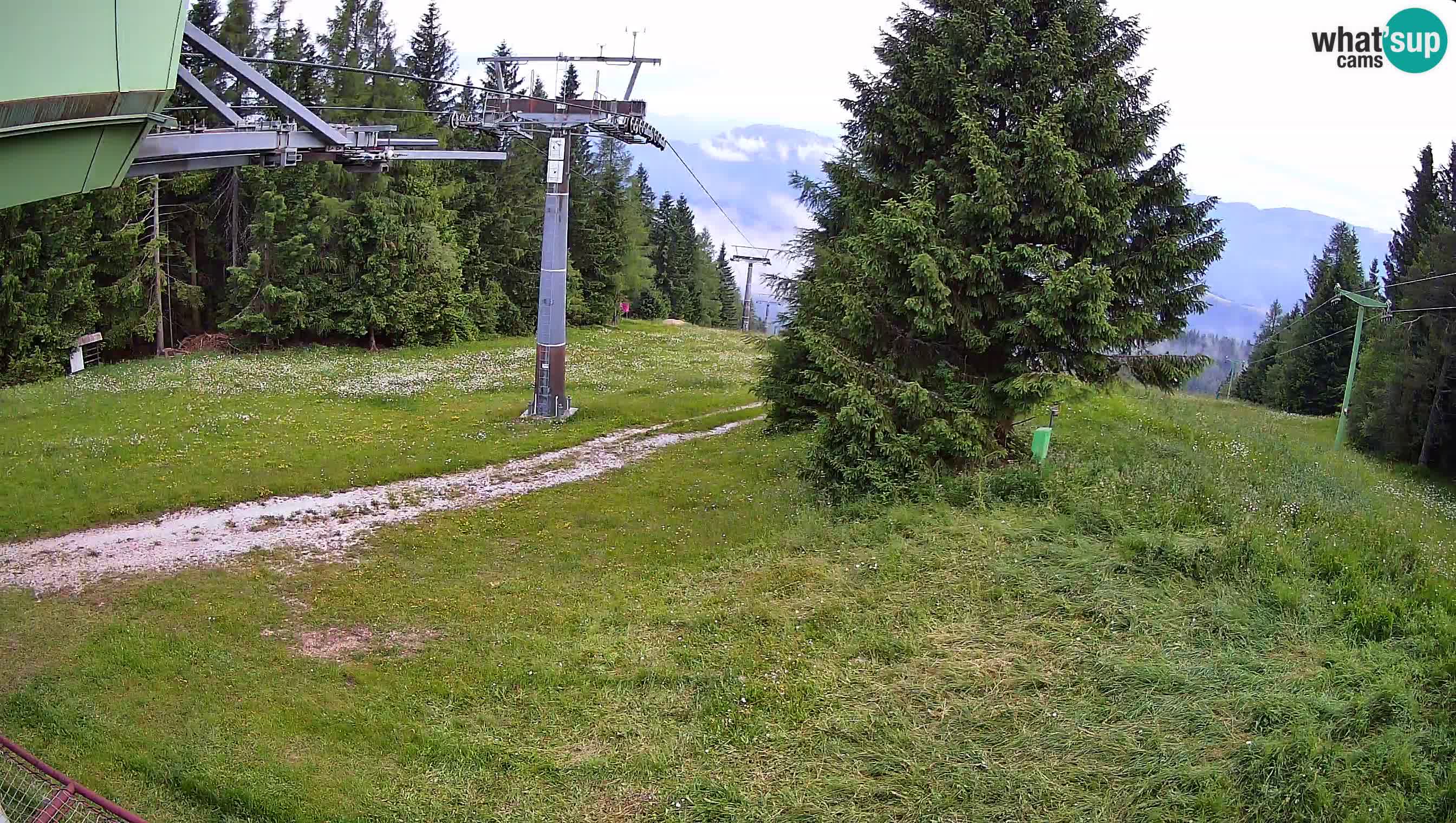 Centre de ski de Cerkno webcam Lom – Slovénie