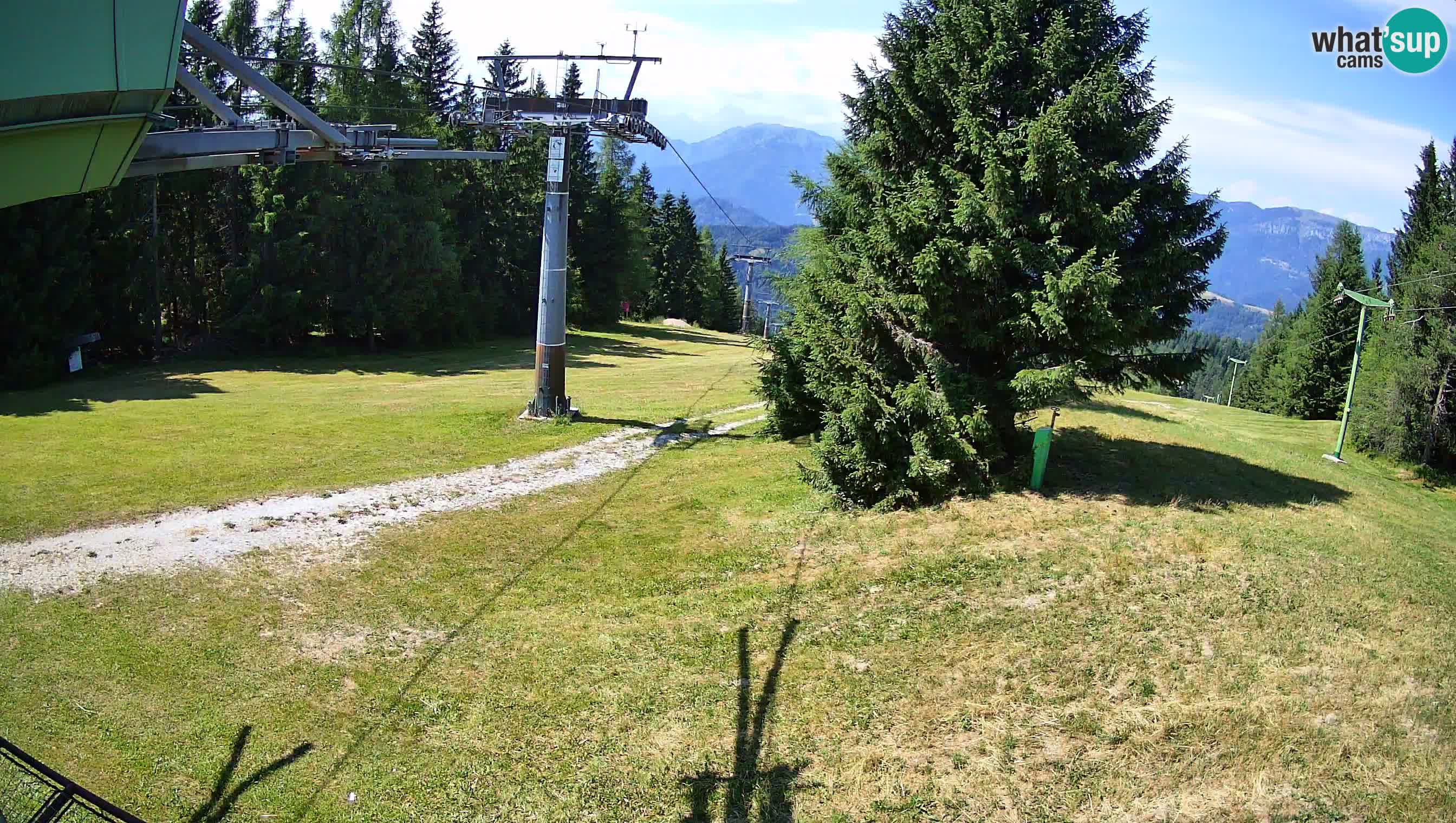 Smušišče Cerkno spletna kamera Lom zgornja proga