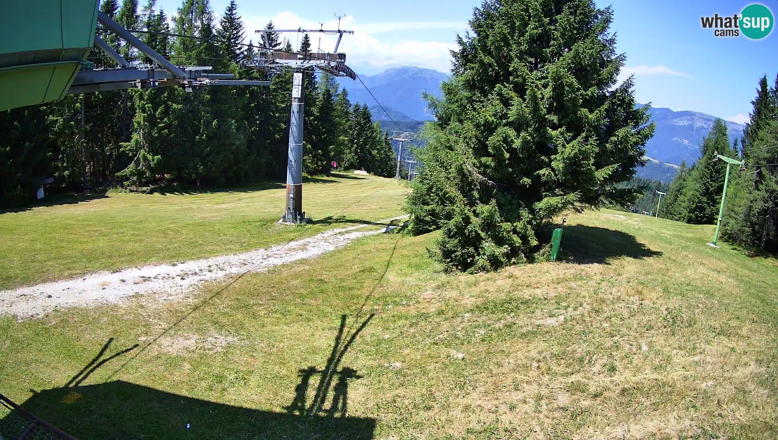Smušišče Cerkno spletna kamera Lom zgornja proga