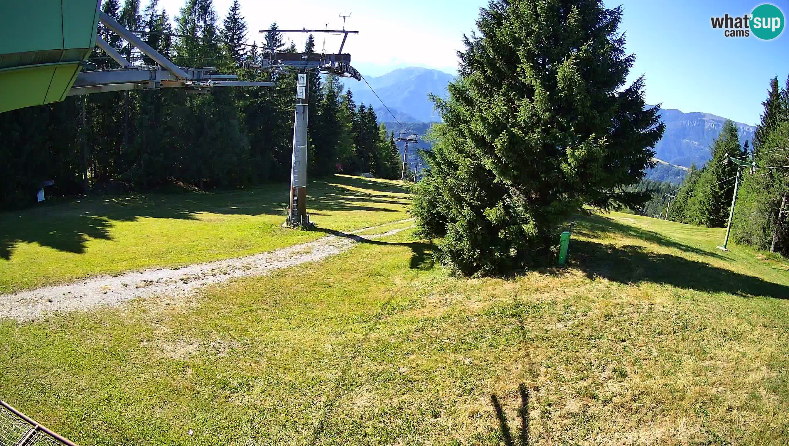 Smušišče Cerkno spletna kamera Lom zgornja proga