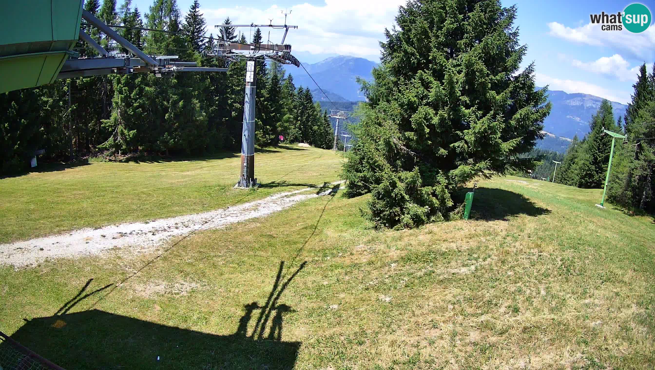 Smušišče Cerkno spletna kamera Lom zgornja proga