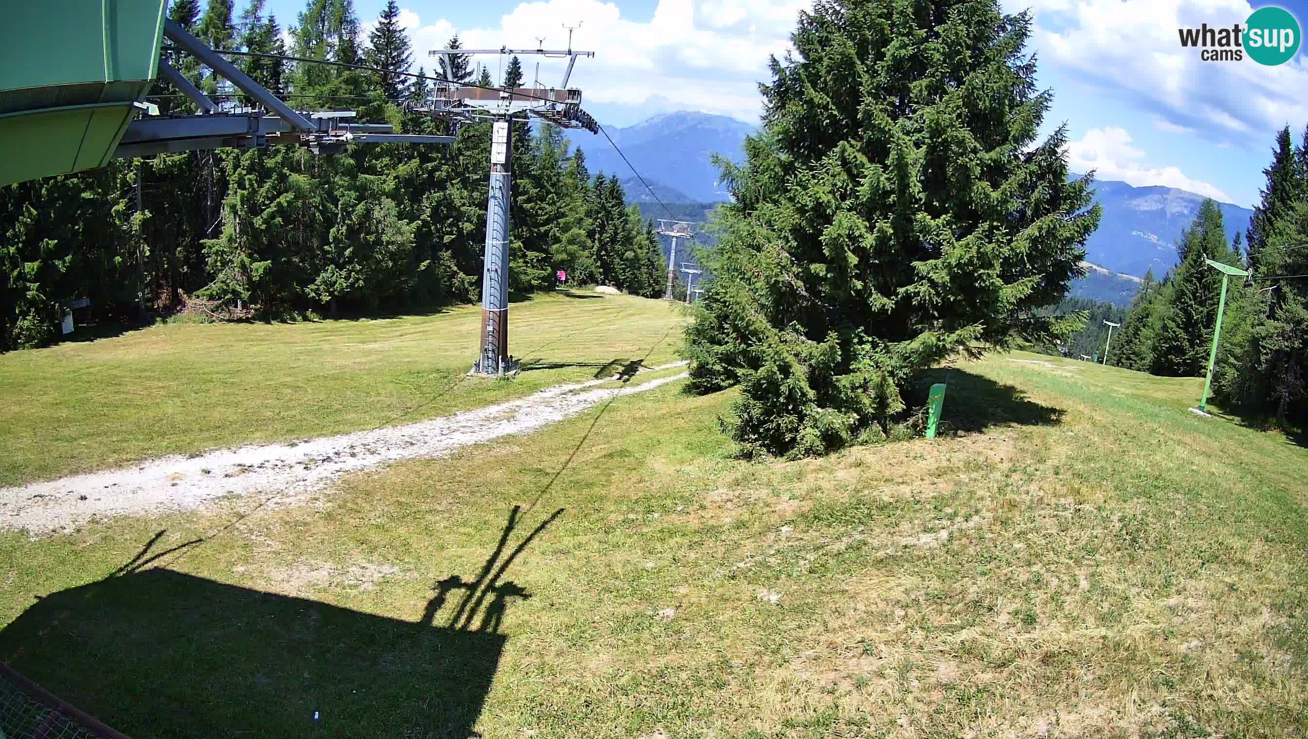 Smušišče Cerkno spletna kamera Lom zgornja proga