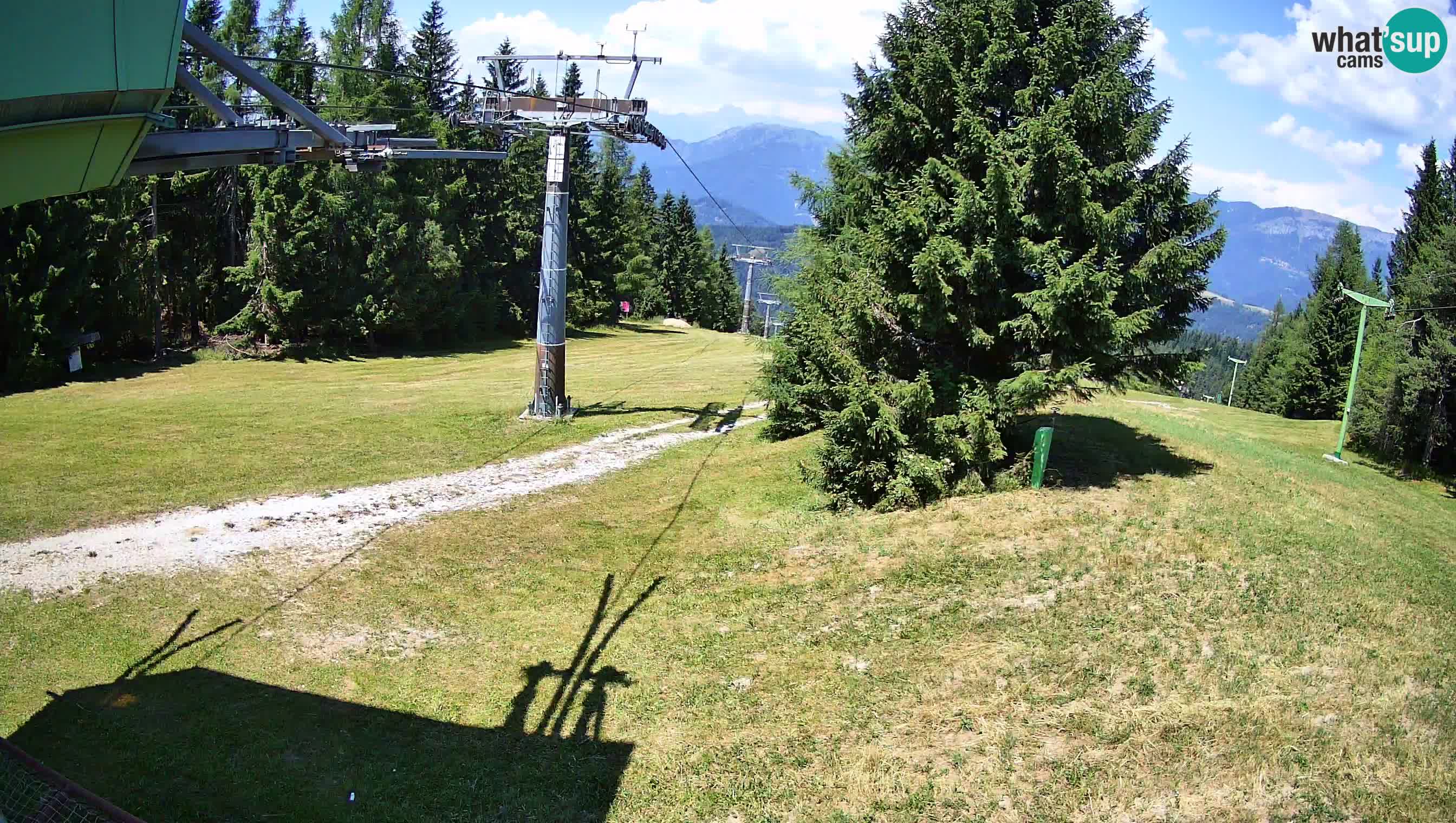 Smušišče Cerkno spletna kamera Lom zgornja proga