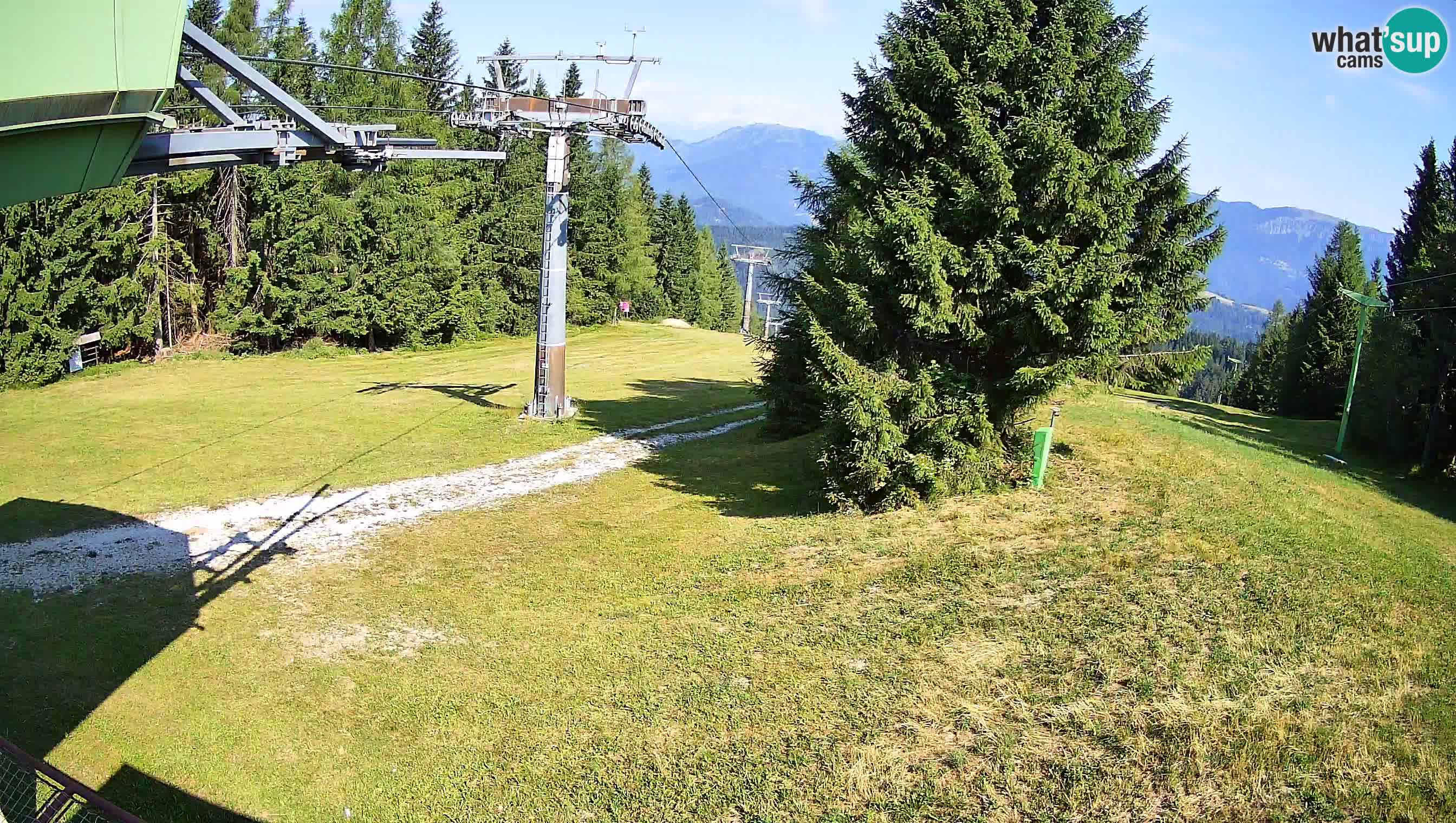 Smušišče Cerkno spletna kamera Lom zgornja proga