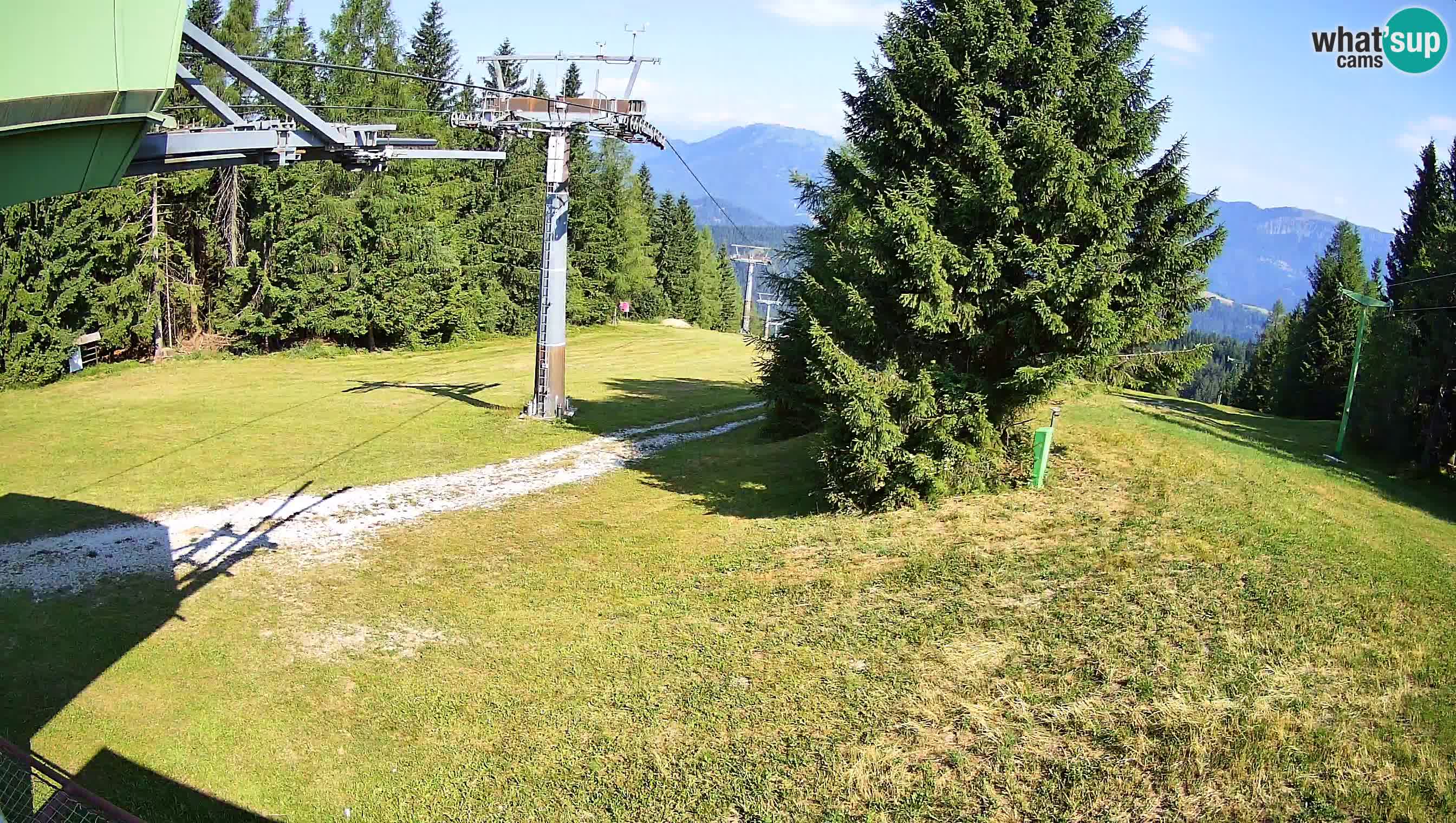 Smušišče Cerkno spletna kamera Lom zgornja proga