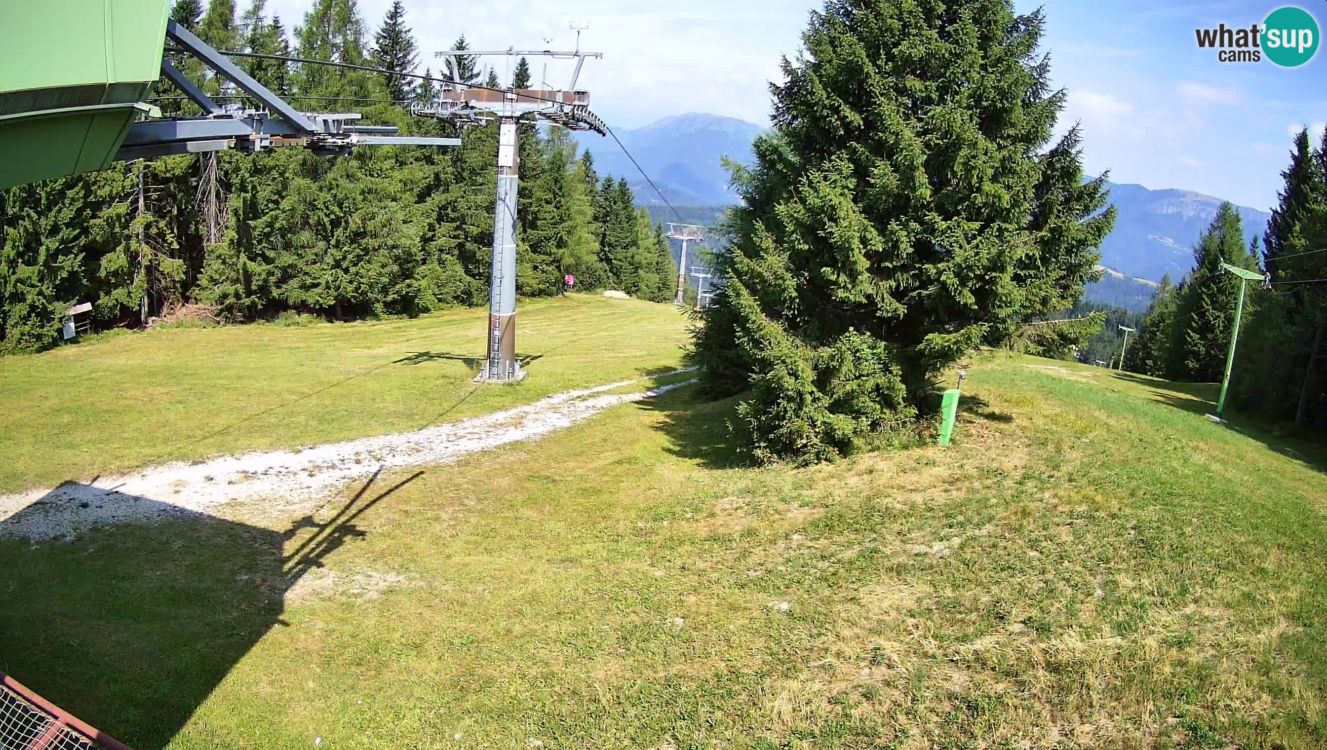 Smušišče Cerkno spletna kamera Lom zgornja proga