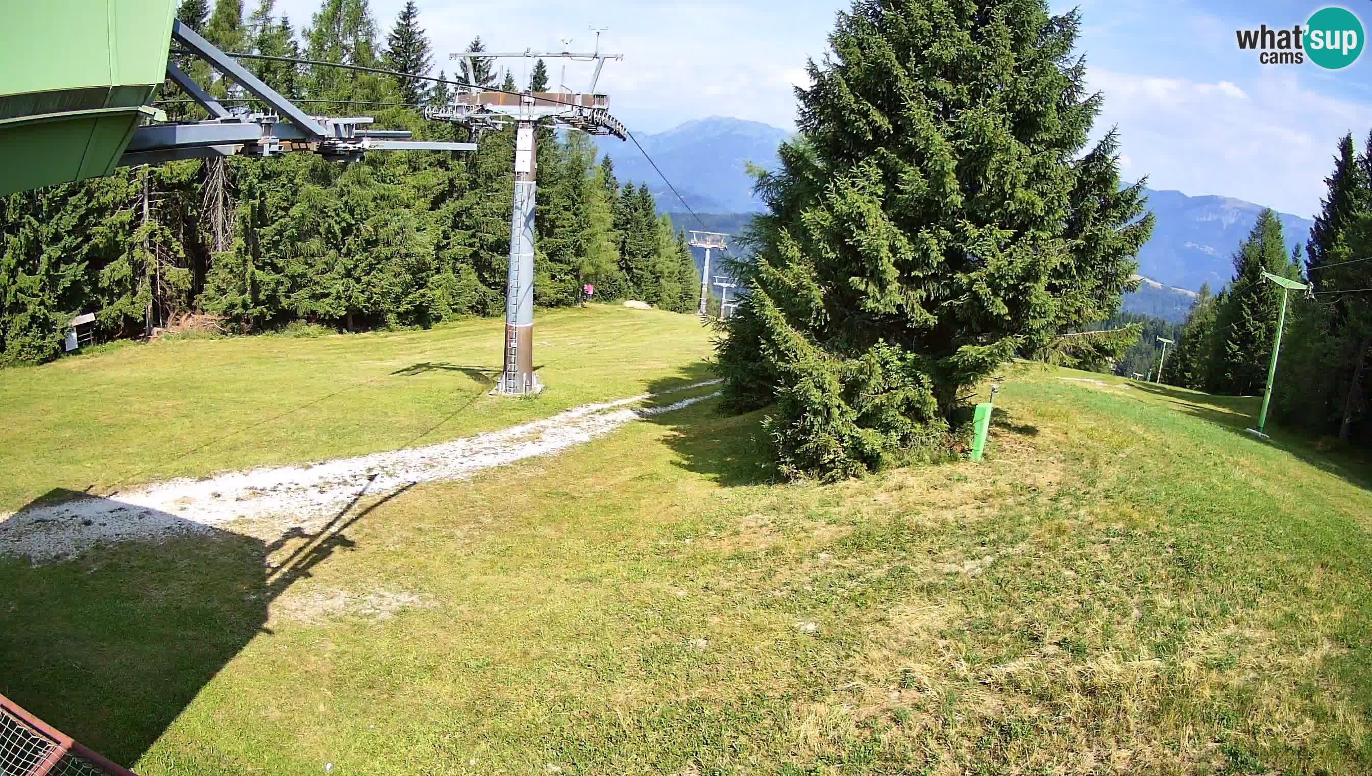Smušišče Cerkno spletna kamera Lom zgornja proga