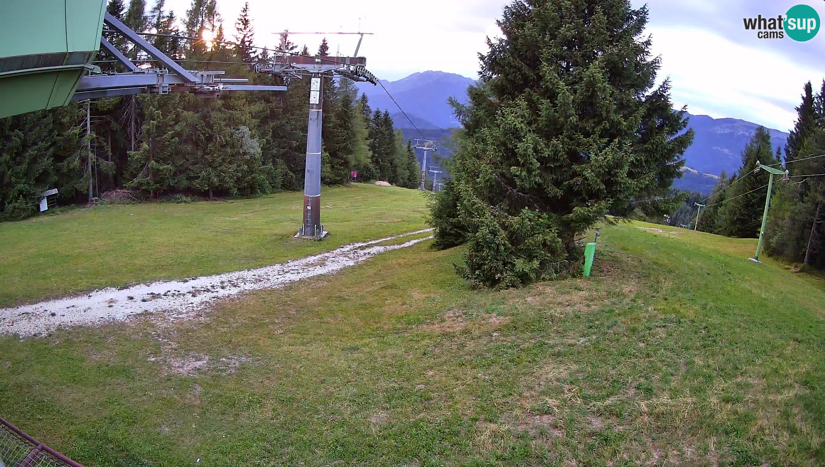 Smušišče Cerkno spletna kamera Lom zgornja proga