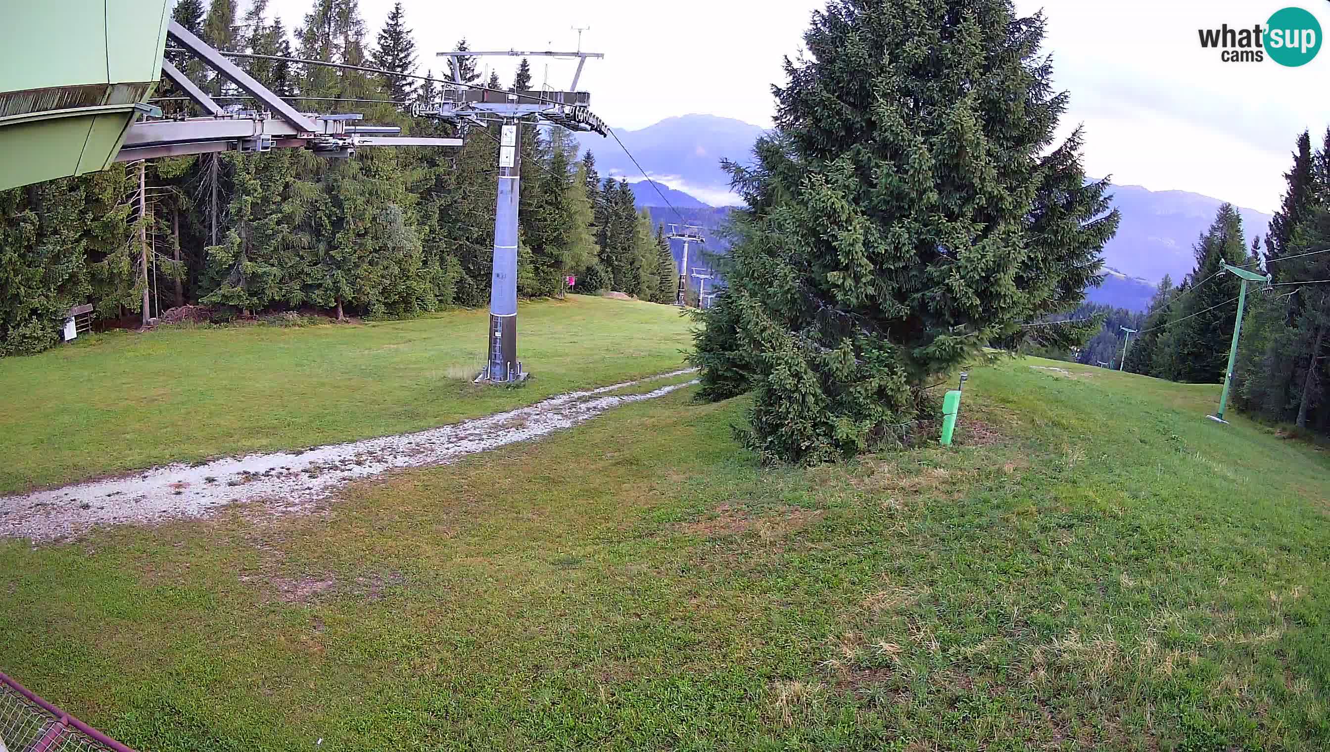 Smušišče Cerkno spletna kamera Lom zgornja proga