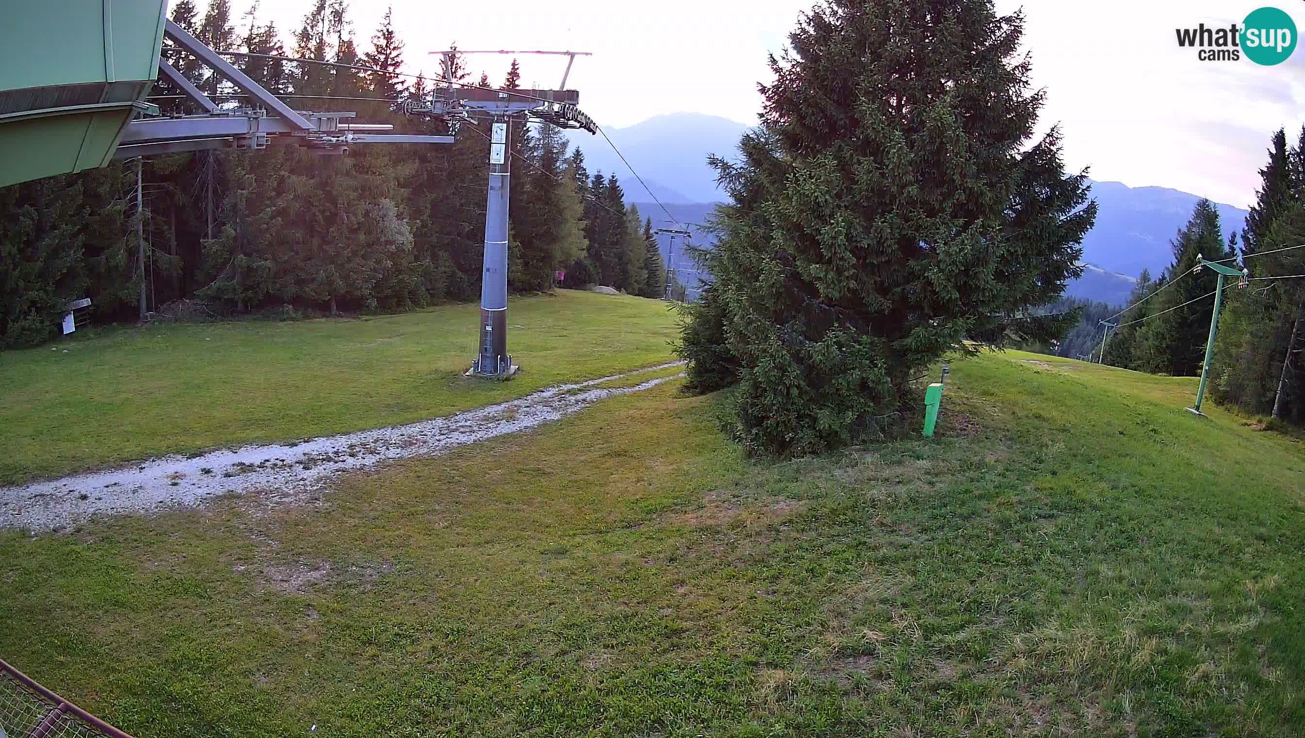 Smušišče Cerkno spletna kamera Lom zgornja proga