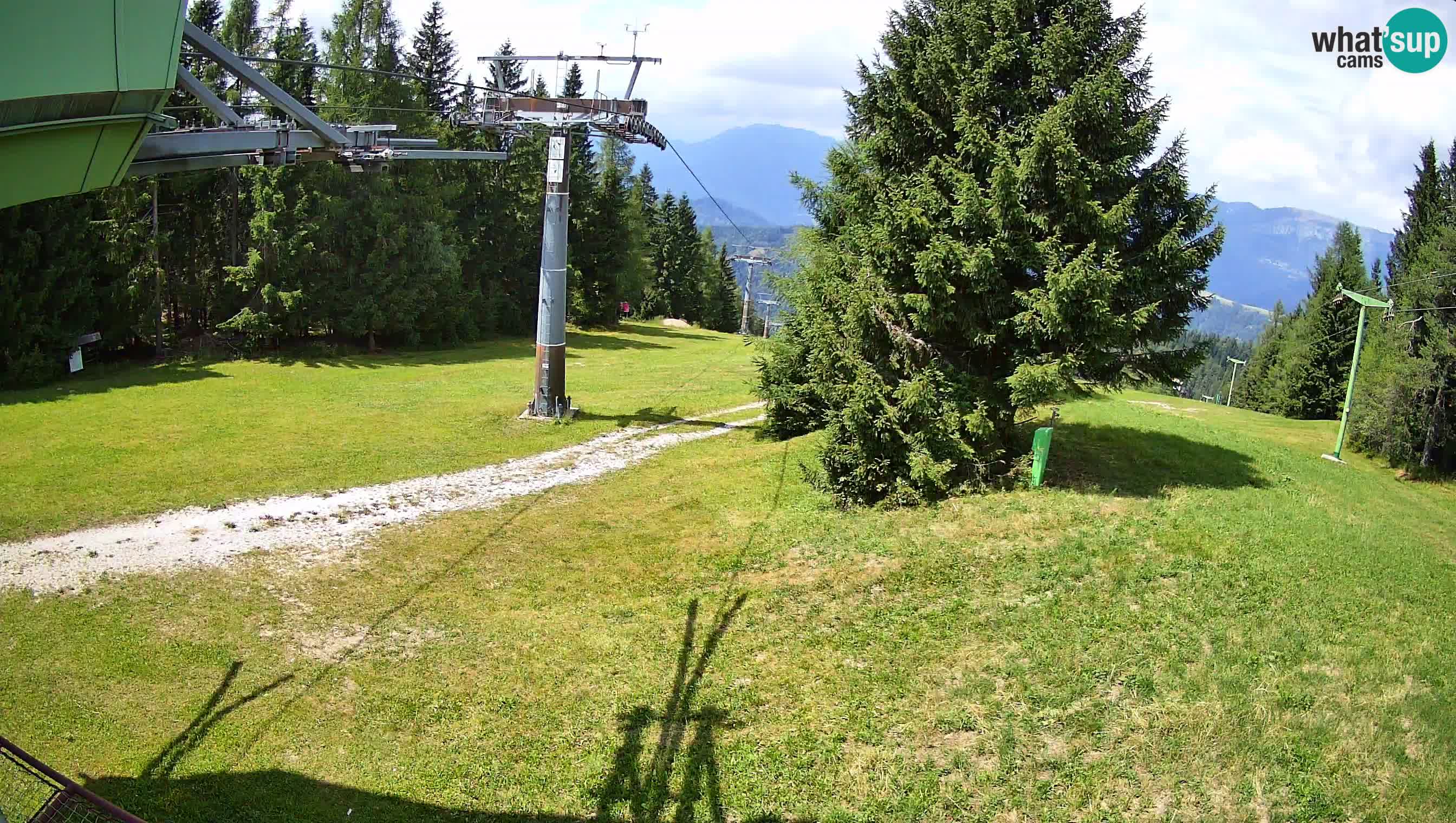 Smušišče Cerkno spletna kamera Lom zgornja proga