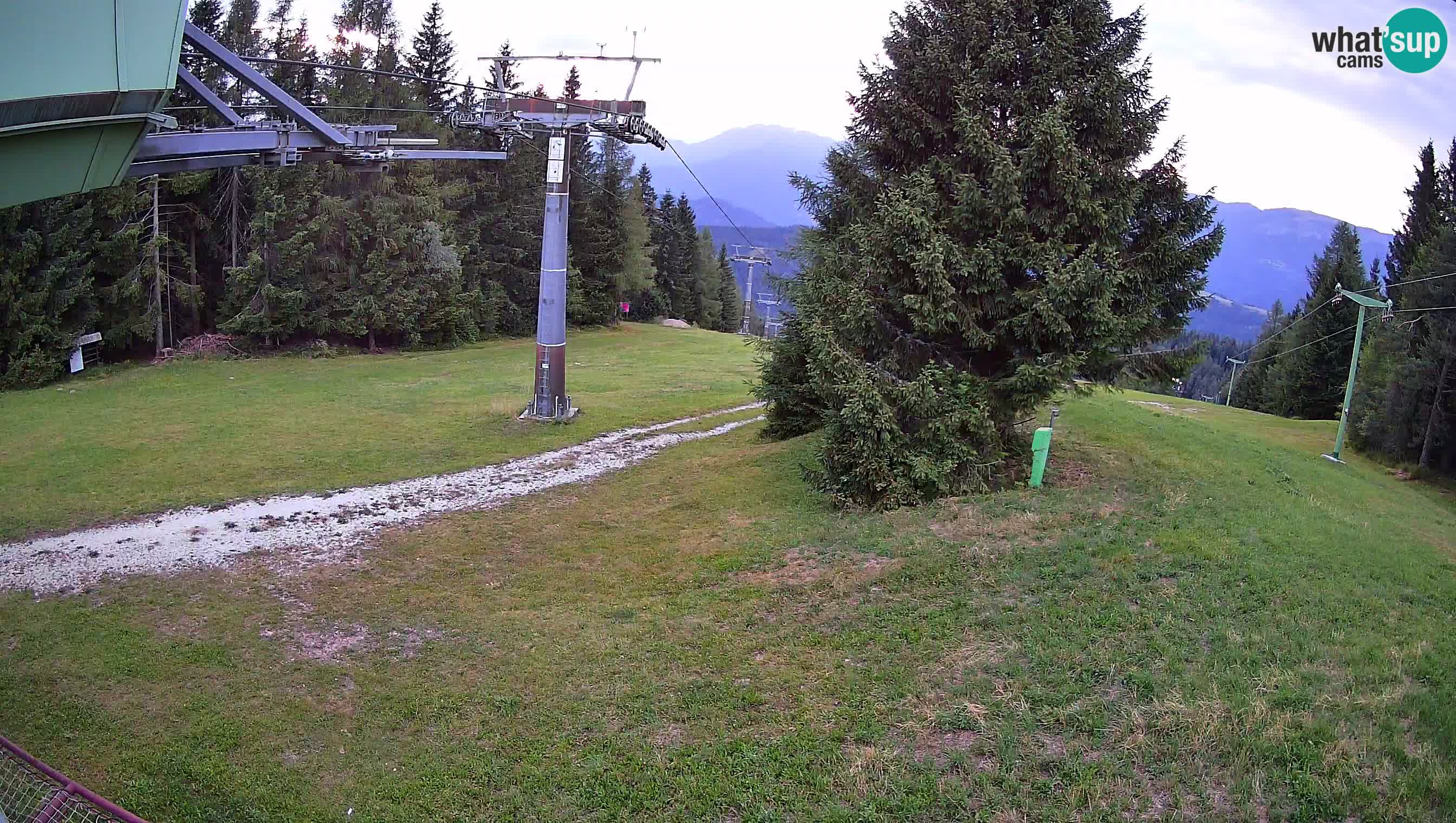 Smušišče Cerkno spletna kamera Lom zgornja proga