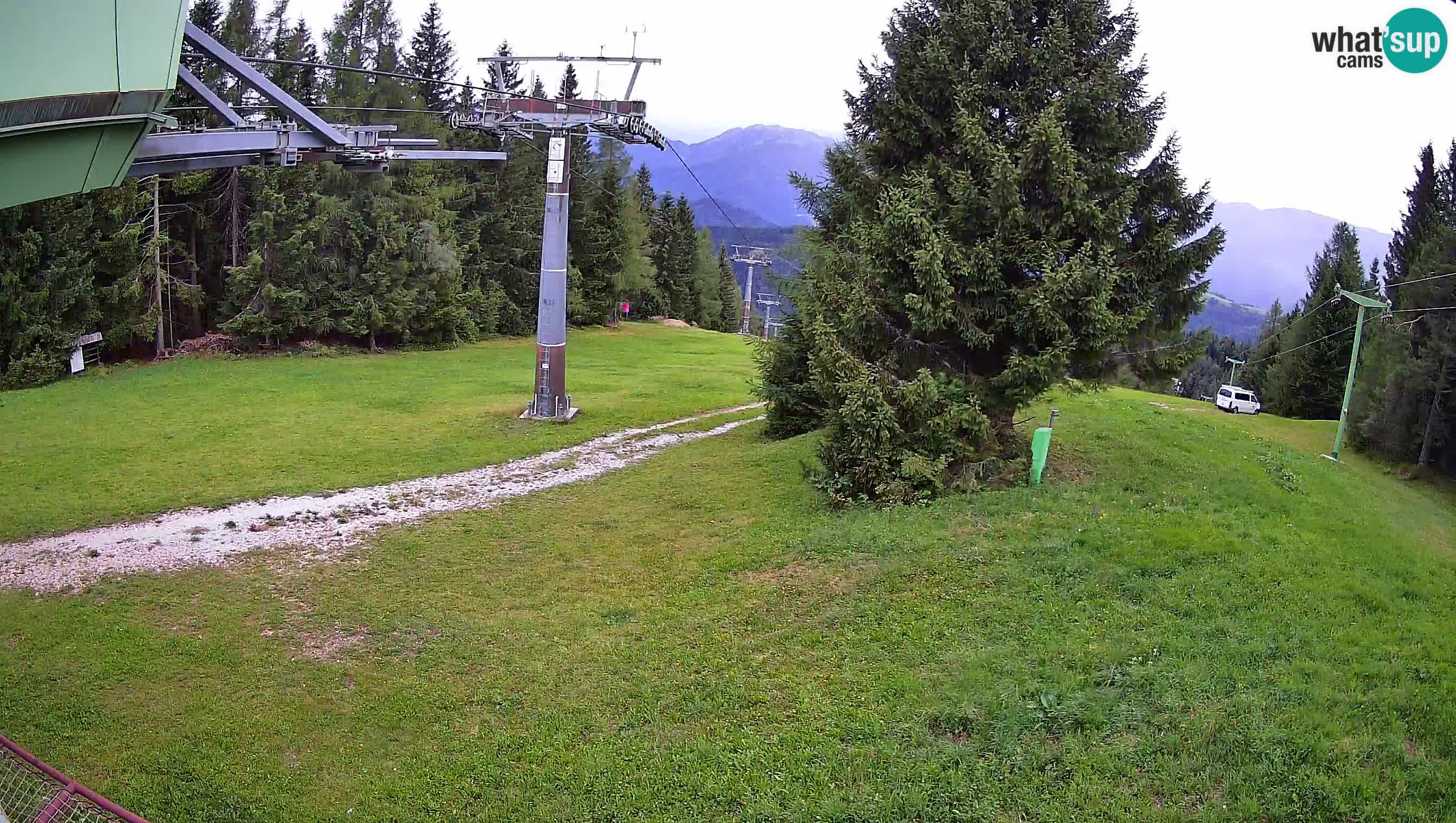 Smušišče Cerkno spletna kamera Lom zgornja proga