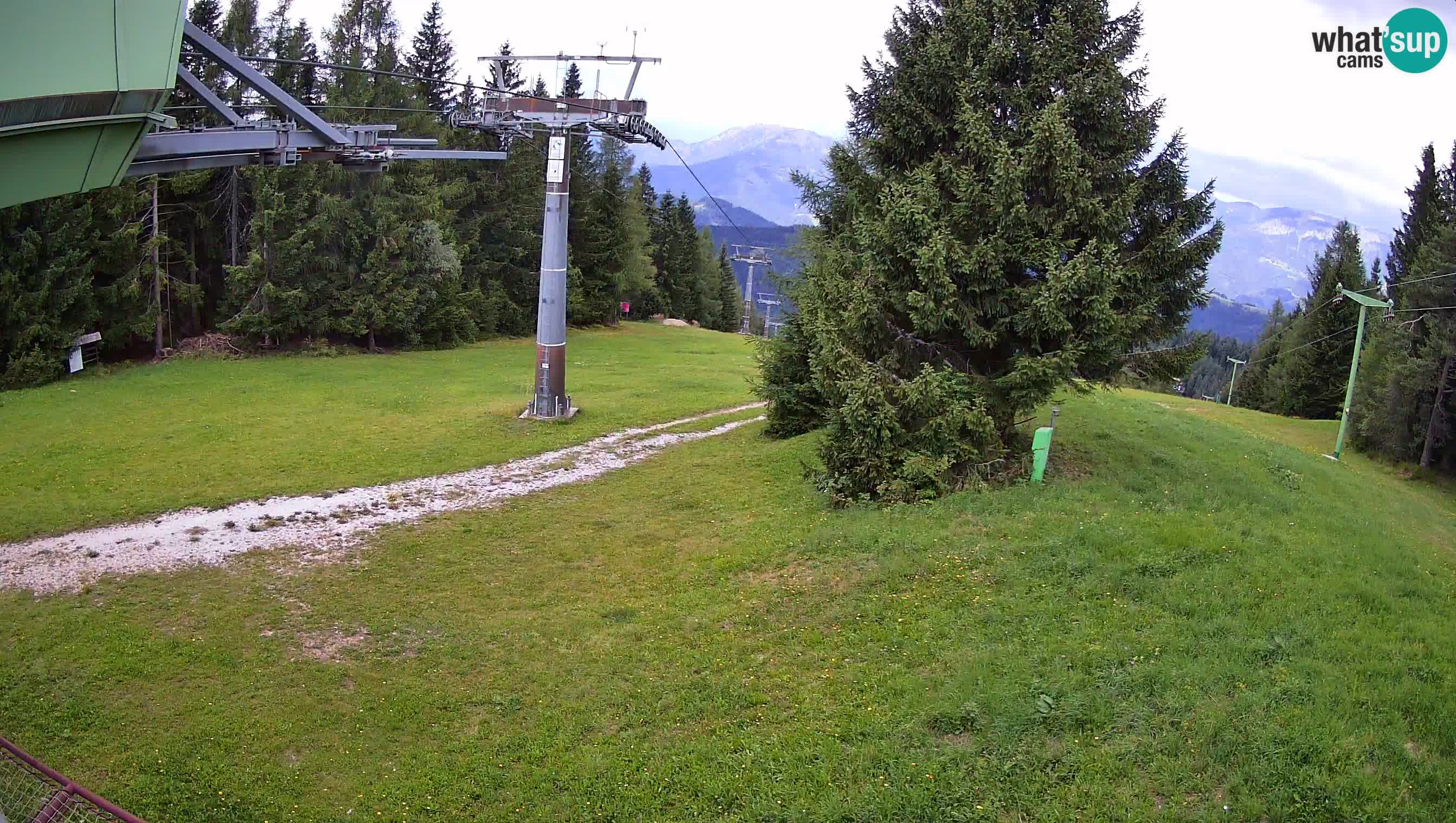Smušišče Cerkno spletna kamera Lom zgornja proga