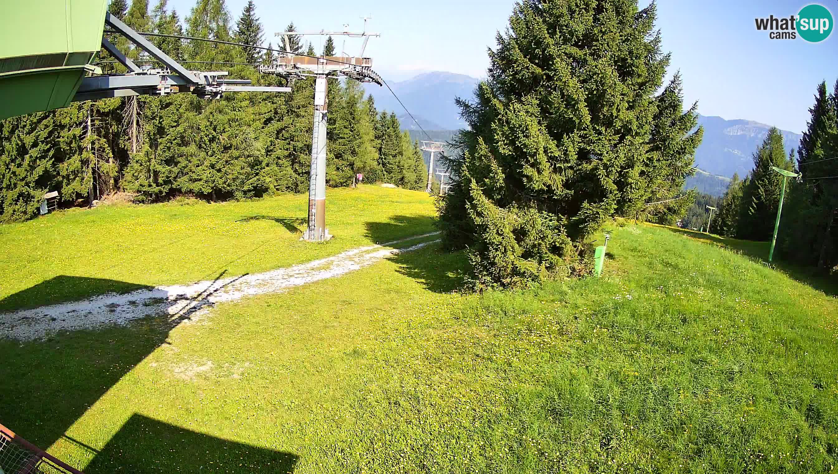 Smušišče Cerkno spletna kamera Lom zgornja proga