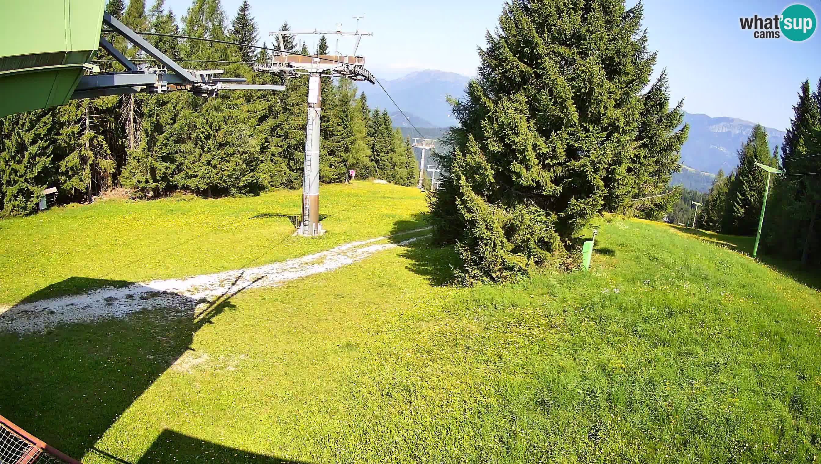 Smušišče Cerkno spletna kamera Lom zgornja proga
