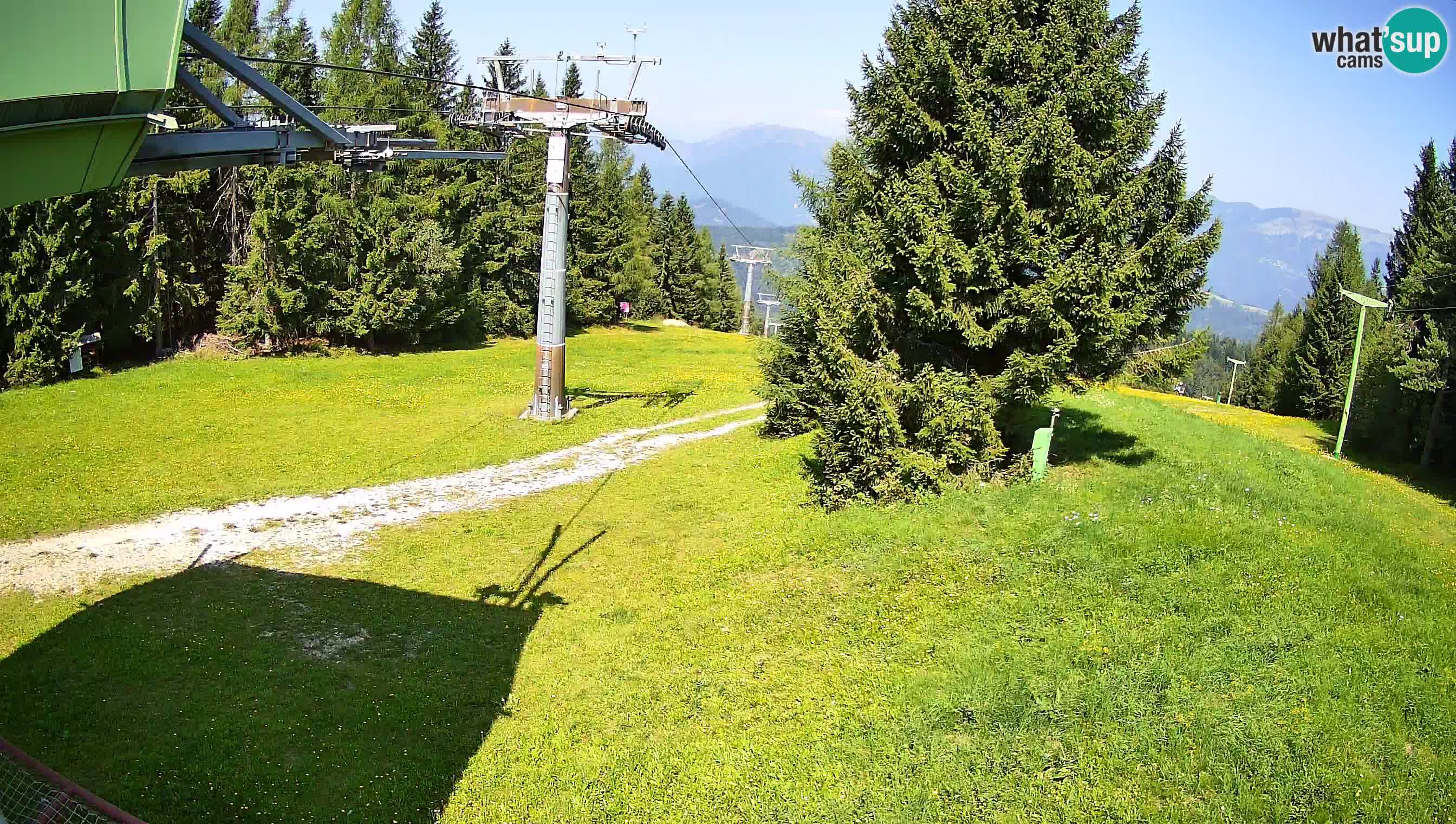 Smušišče Cerkno spletna kamera Lom zgornja proga