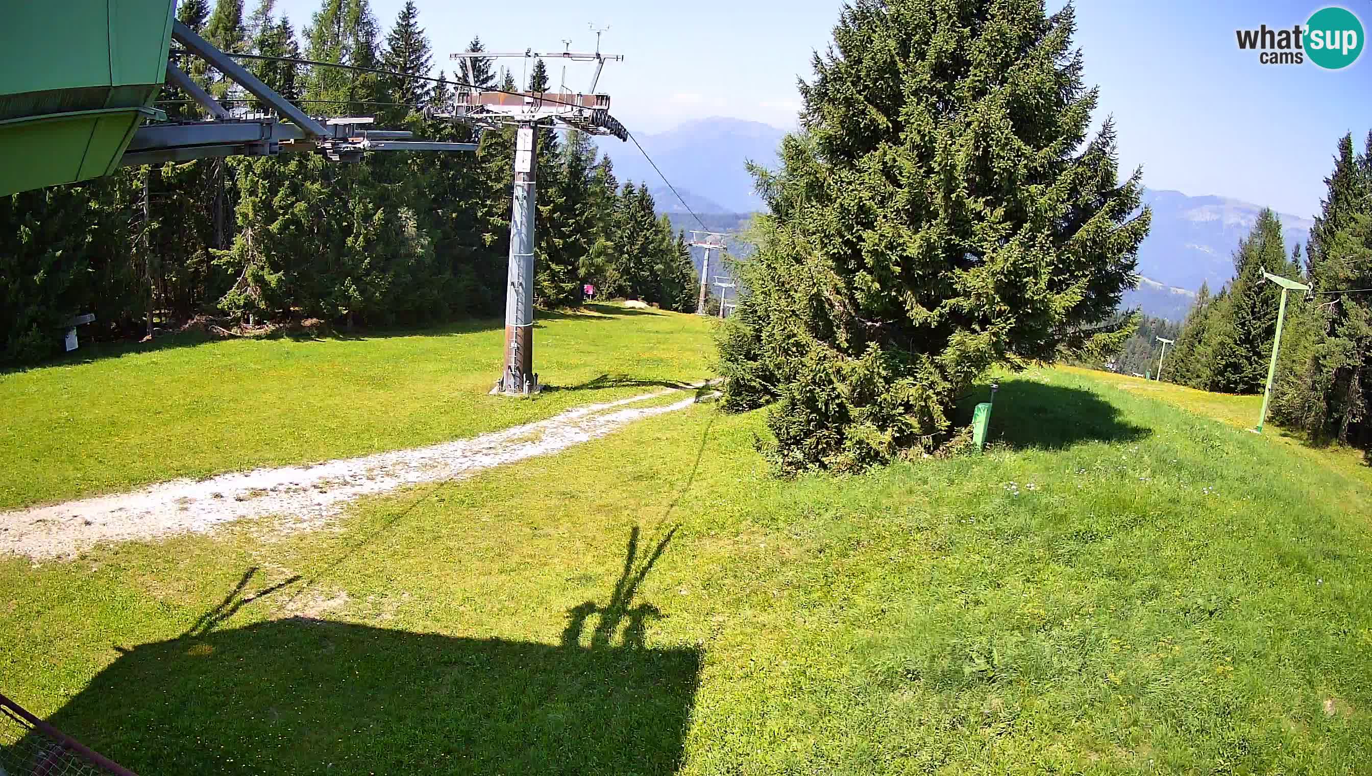 Smušišče Cerkno spletna kamera Lom zgornja proga