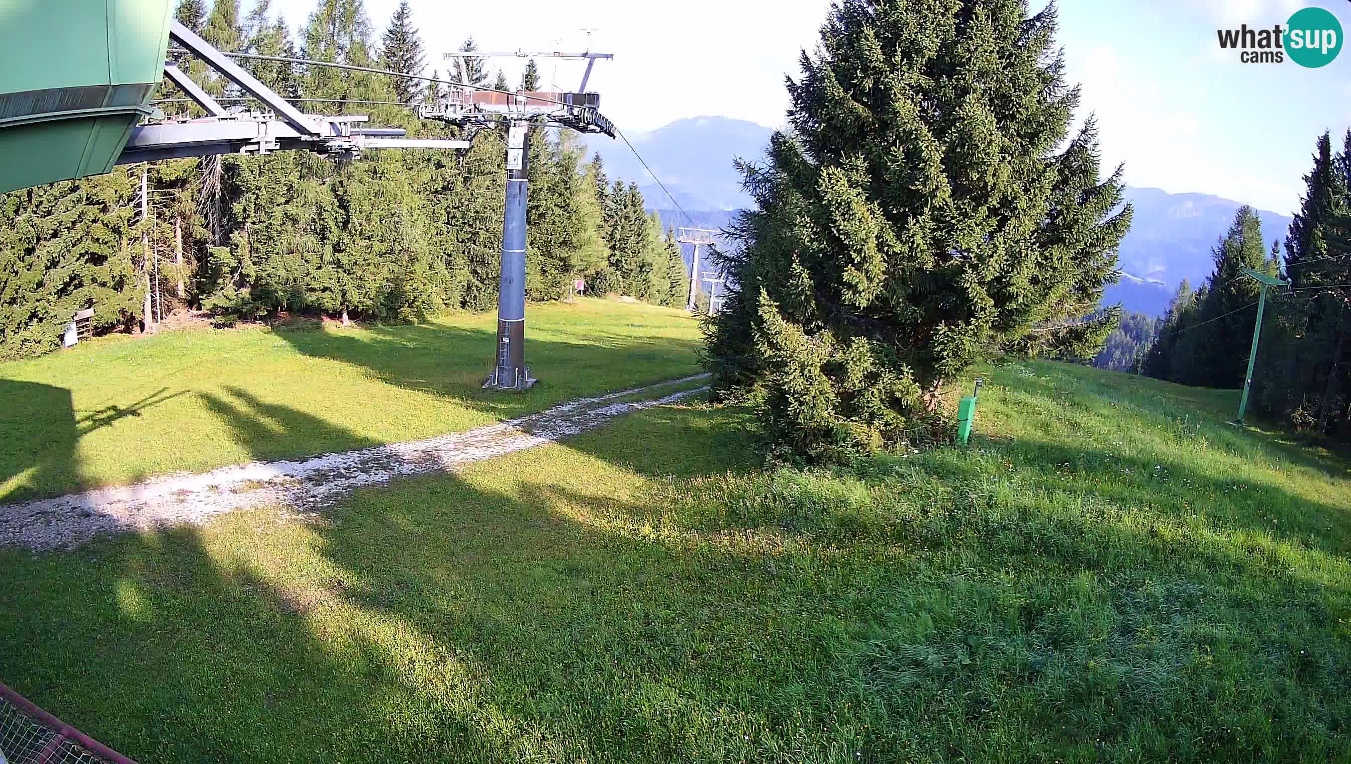 Smušišče Cerkno spletna kamera Lom zgornja proga