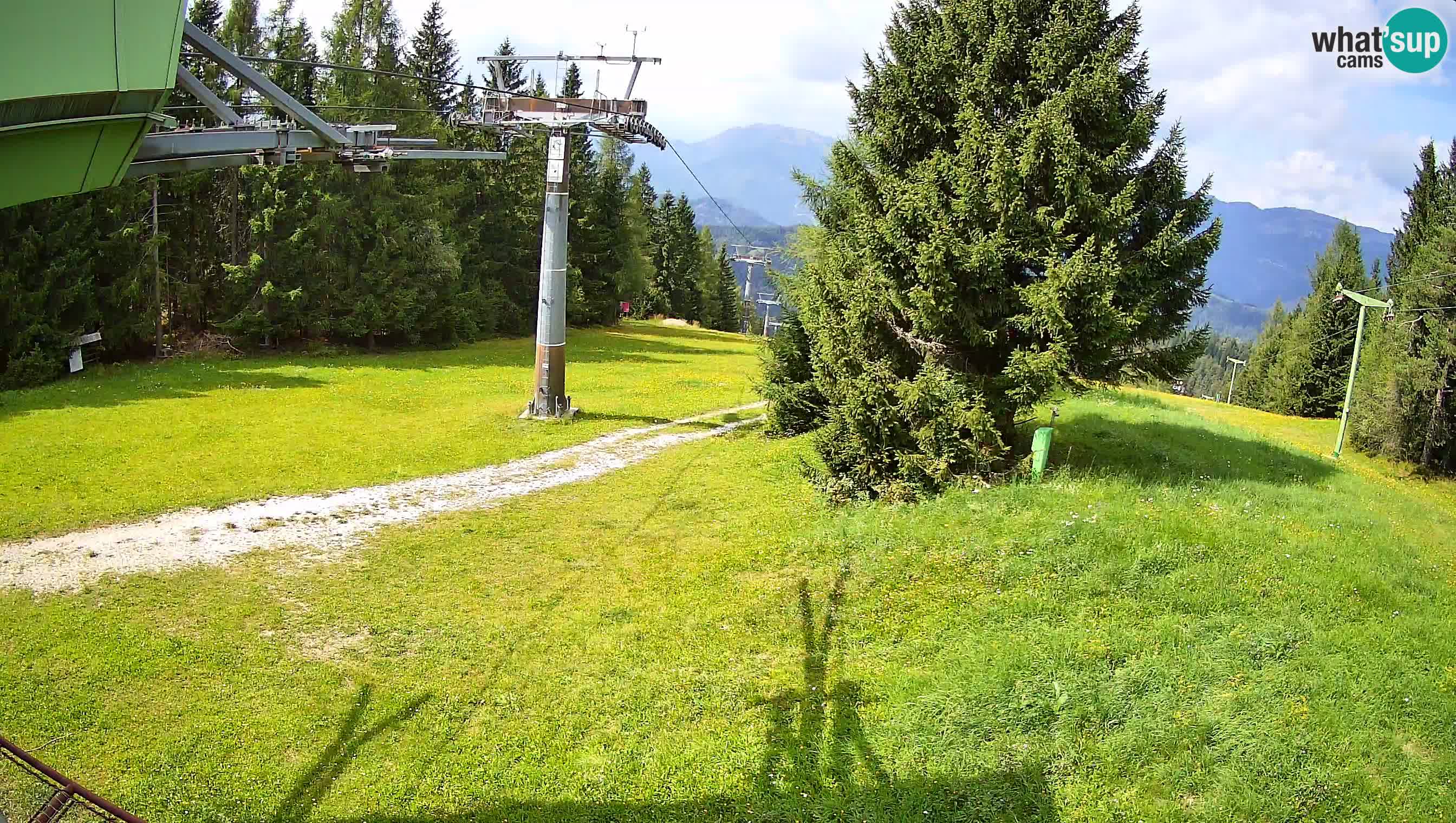 Smušišče Cerkno spletna kamera Lom zgornja proga