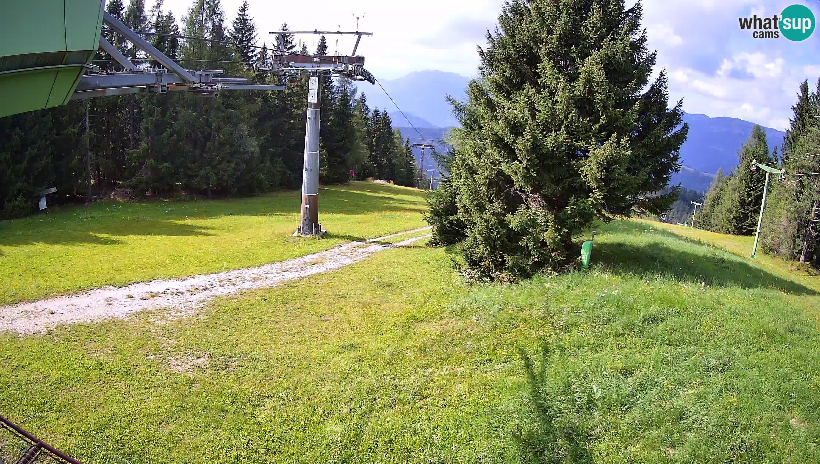 Smušišče Cerkno spletna kamera Lom zgornja proga