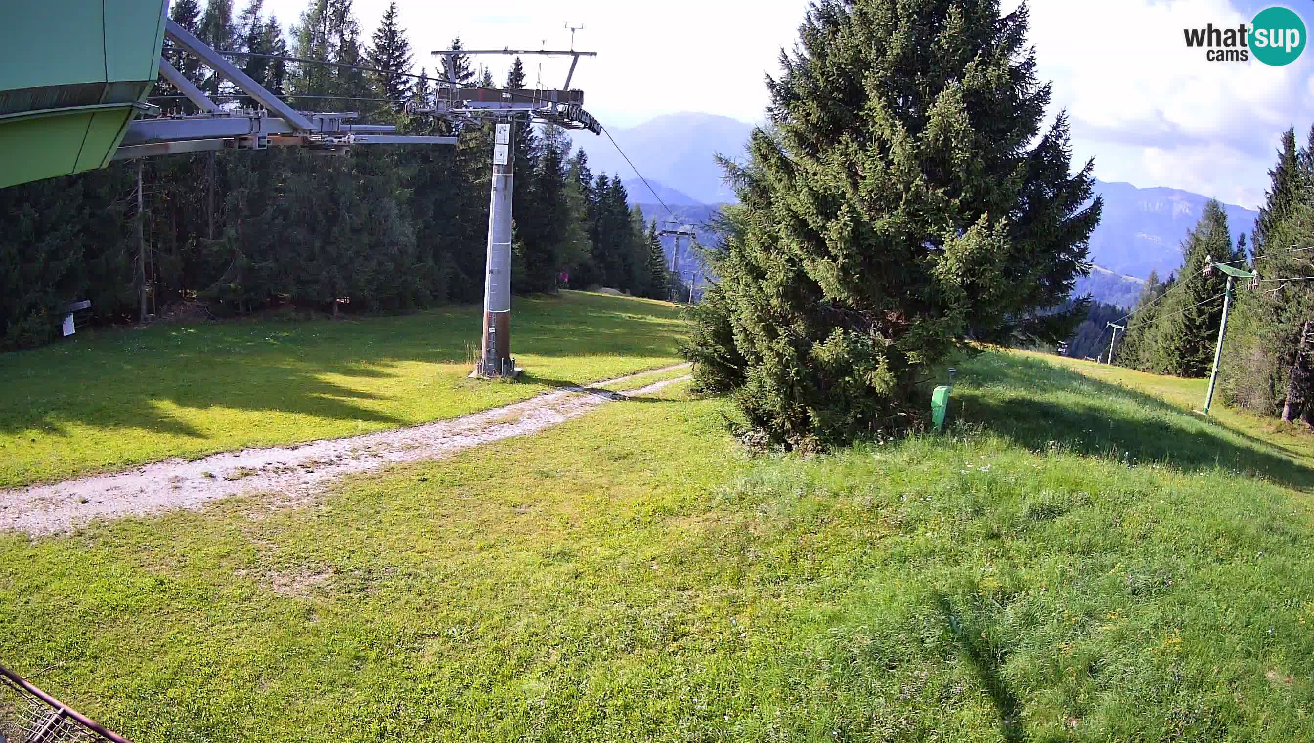 Smušišče Cerkno spletna kamera Lom zgornja proga
