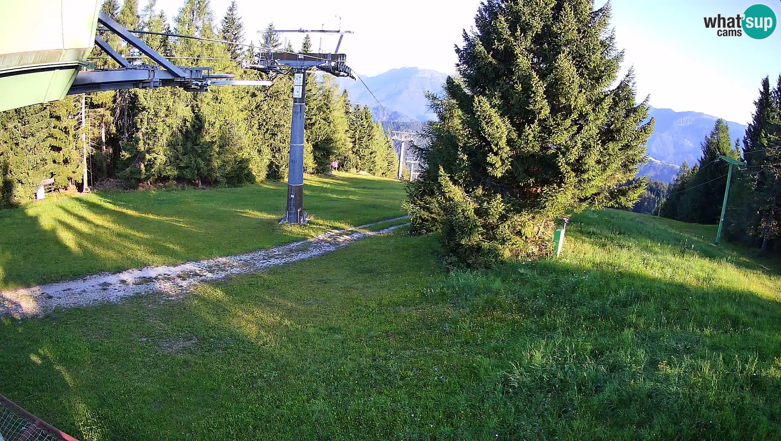 Smušišče Cerkno spletna kamera Lom zgornja proga