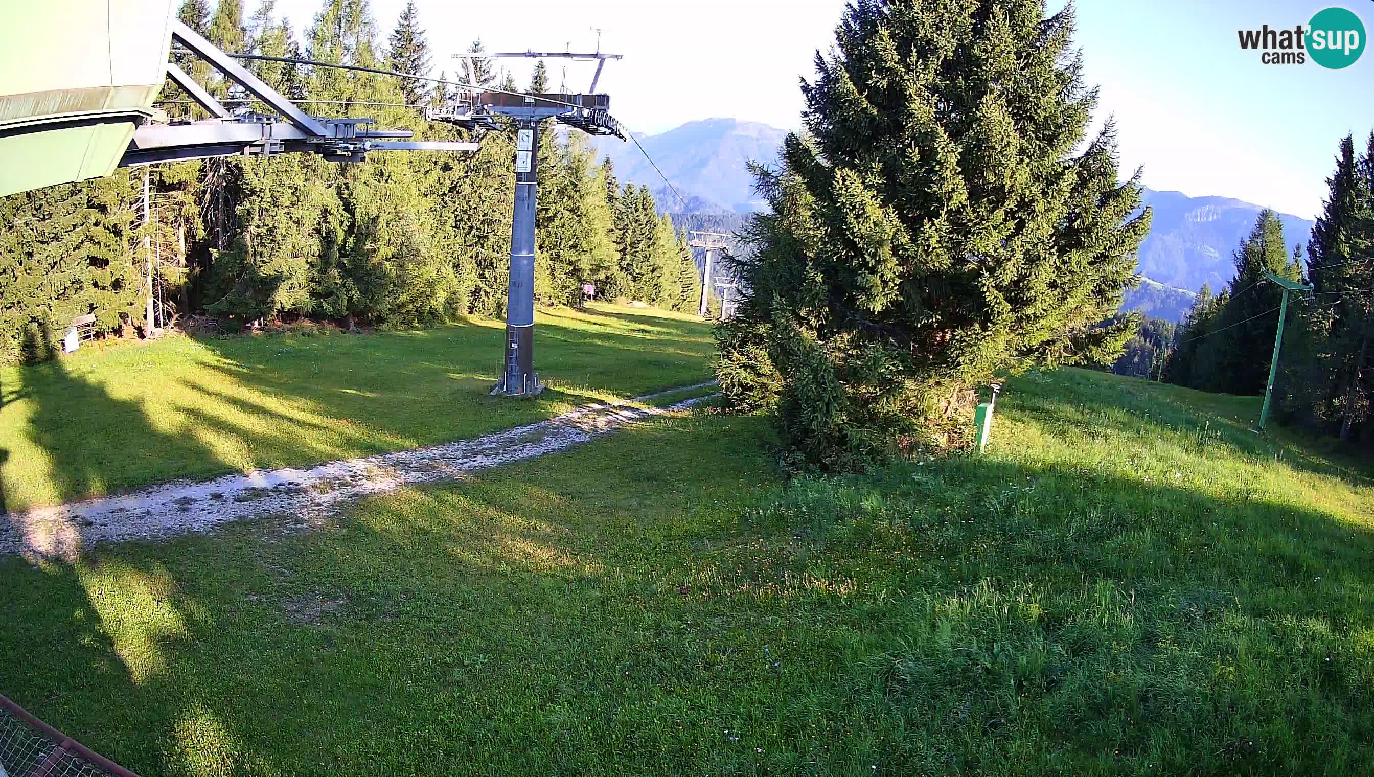 Smušišče Cerkno spletna kamera Lom zgornja proga