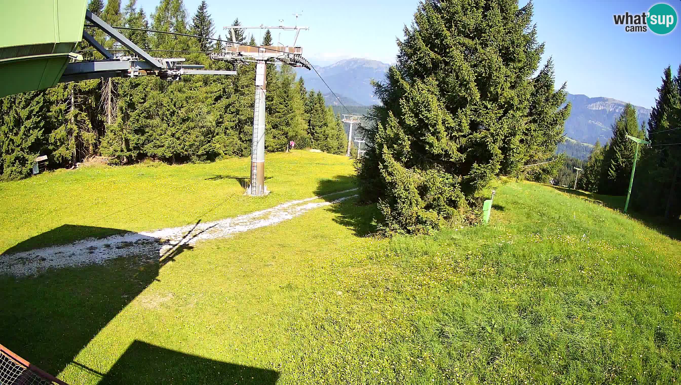 Smušišče Cerkno spletna kamera Lom zgornja proga