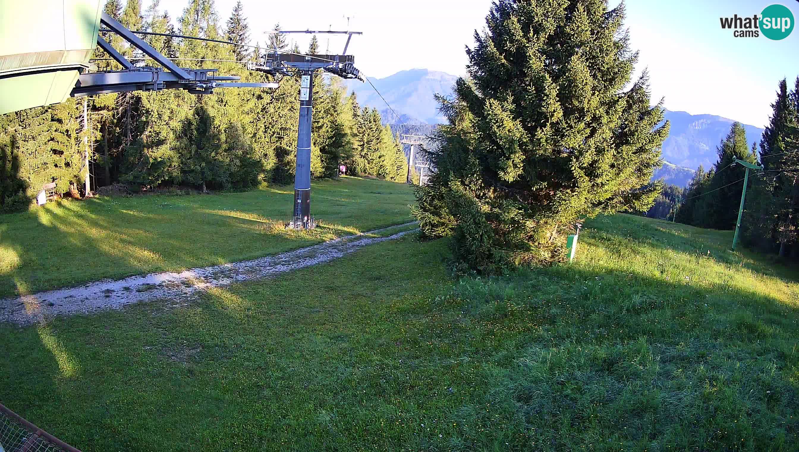 Smušišče Cerkno spletna kamera Lom zgornja proga