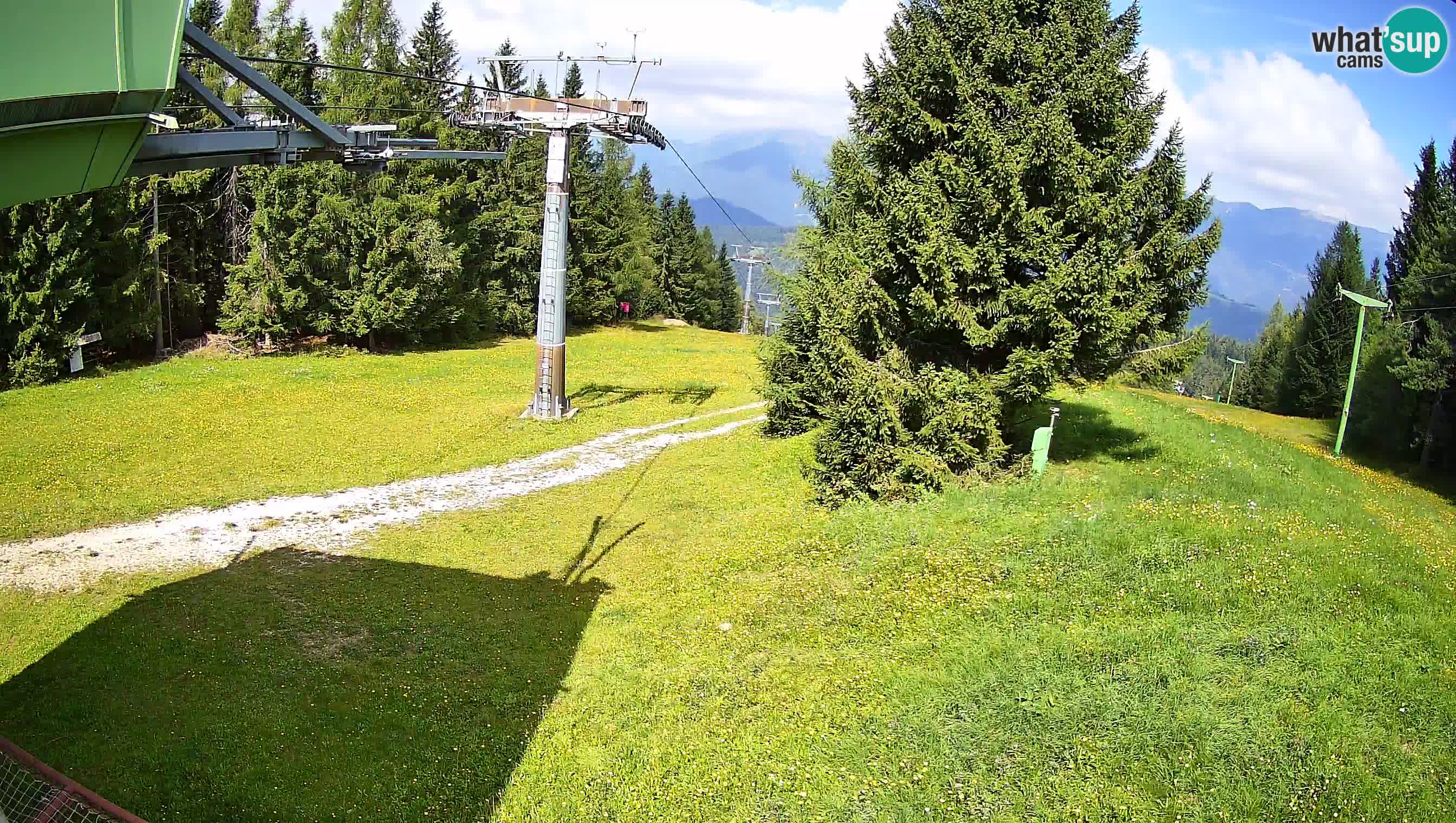 Smušišče Cerkno spletna kamera Lom zgornja proga