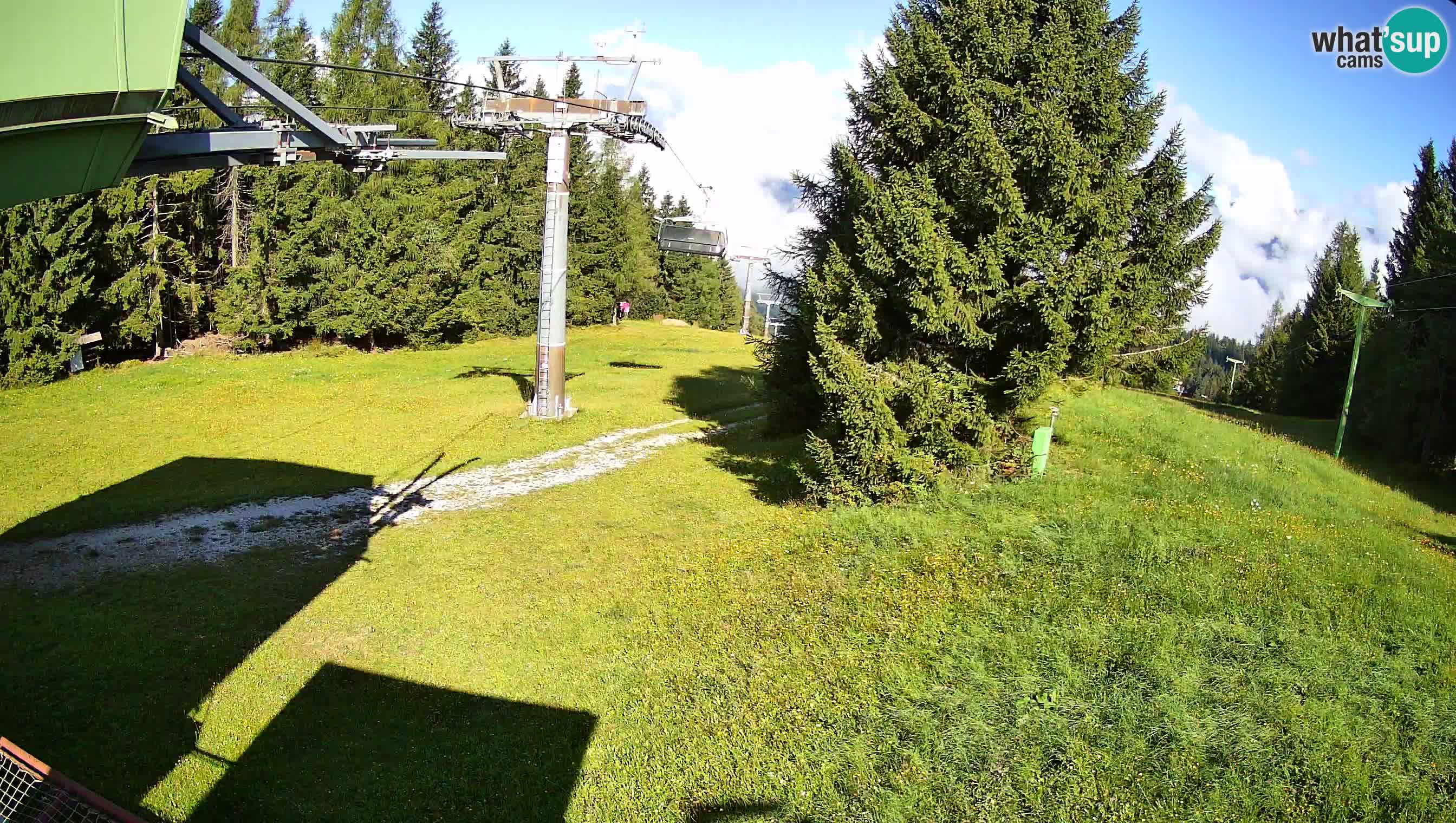Smušišče Cerkno spletna kamera Lom zgornja proga