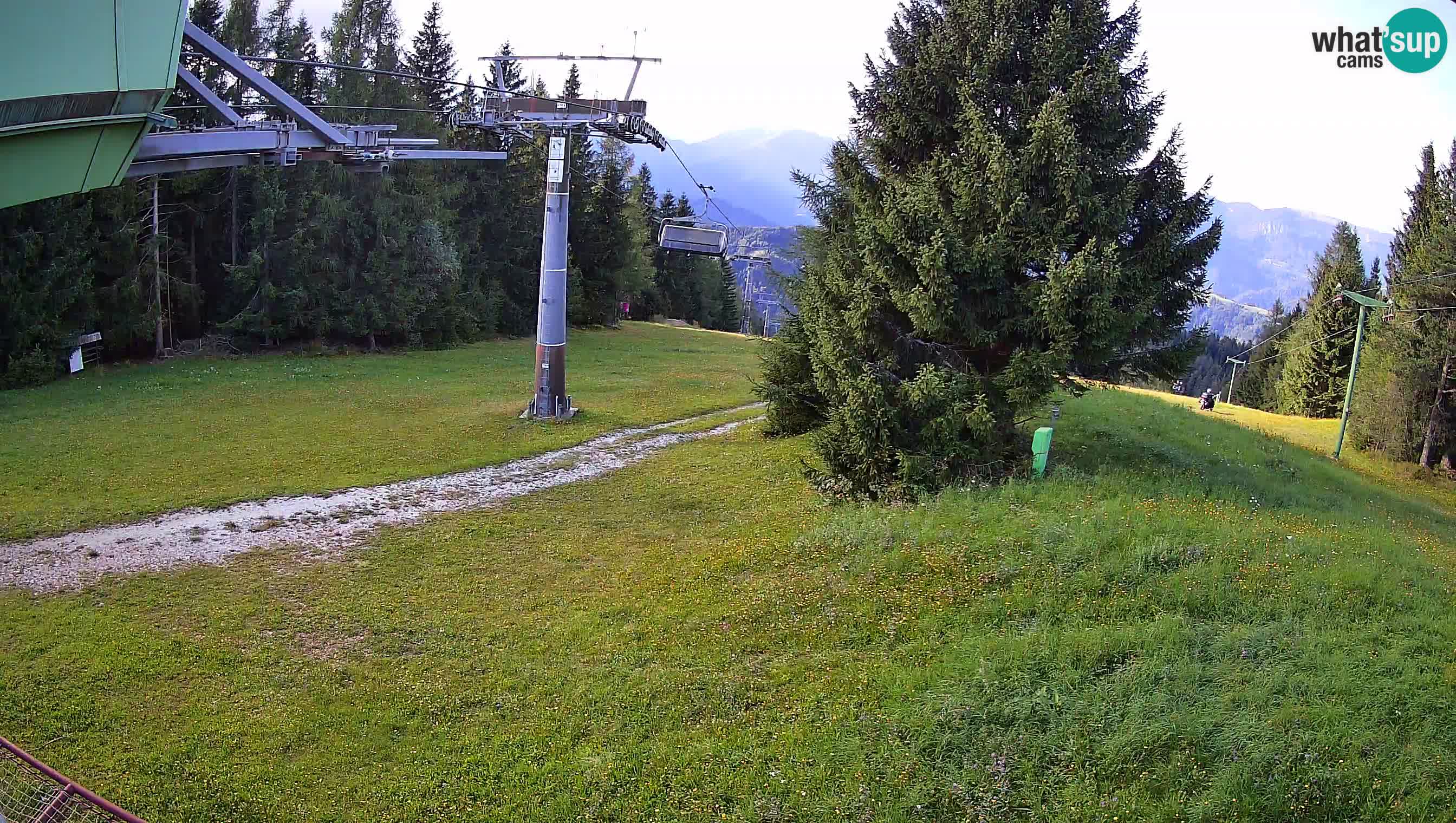 Smušišče Cerkno spletna kamera Lom zgornja proga